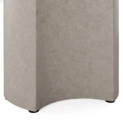 Noah Outdoor Cement Side Table - Gray