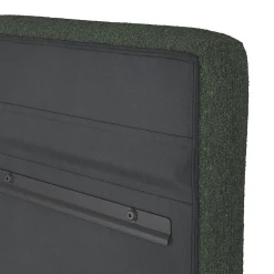 Noel Queen Tall Headboard - Green Wool Bouclé