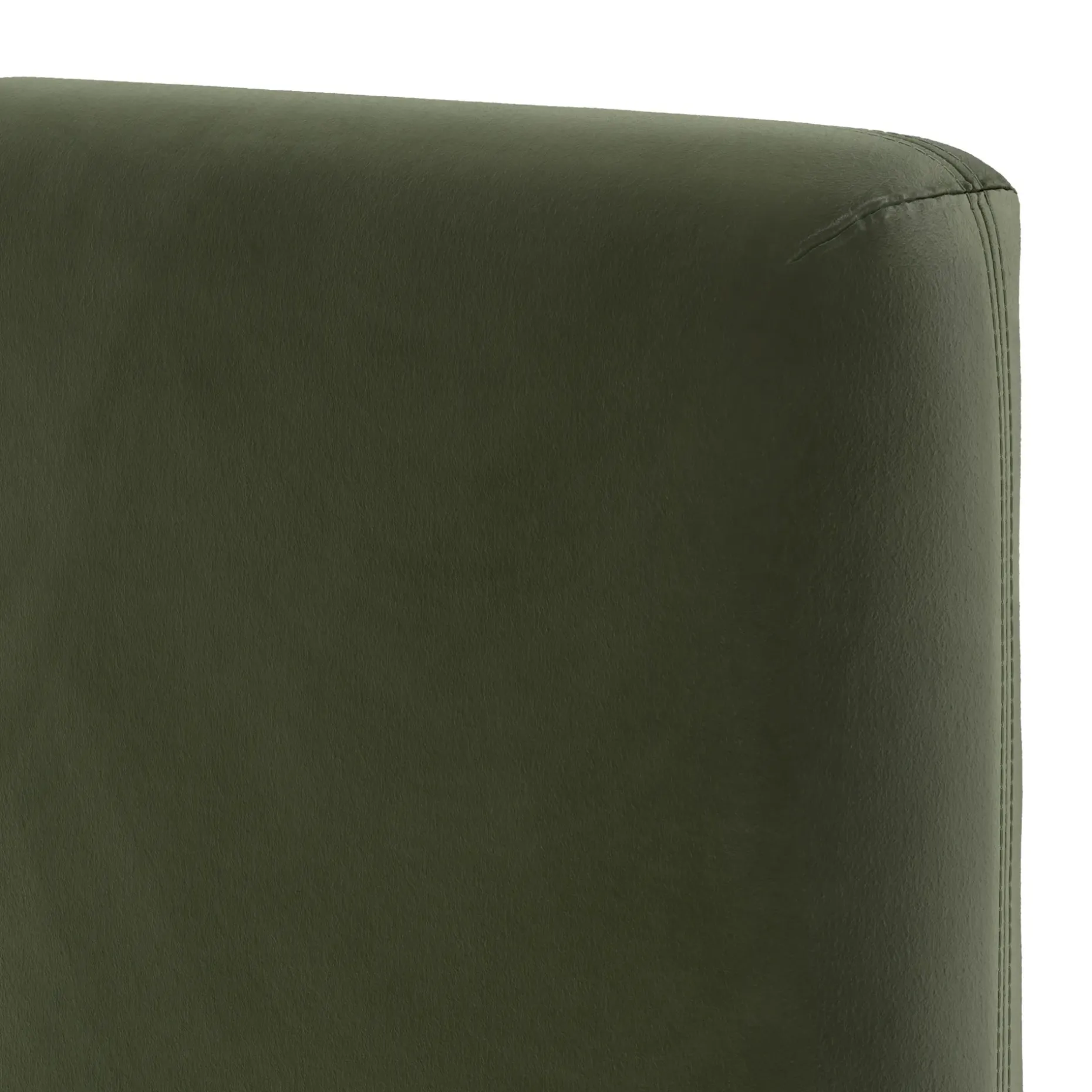 Noel Queen Tall Velvet Headboard - Hale Fir Green