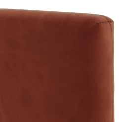 Noel Queen Tall Velvet Headboard - Hale Rust