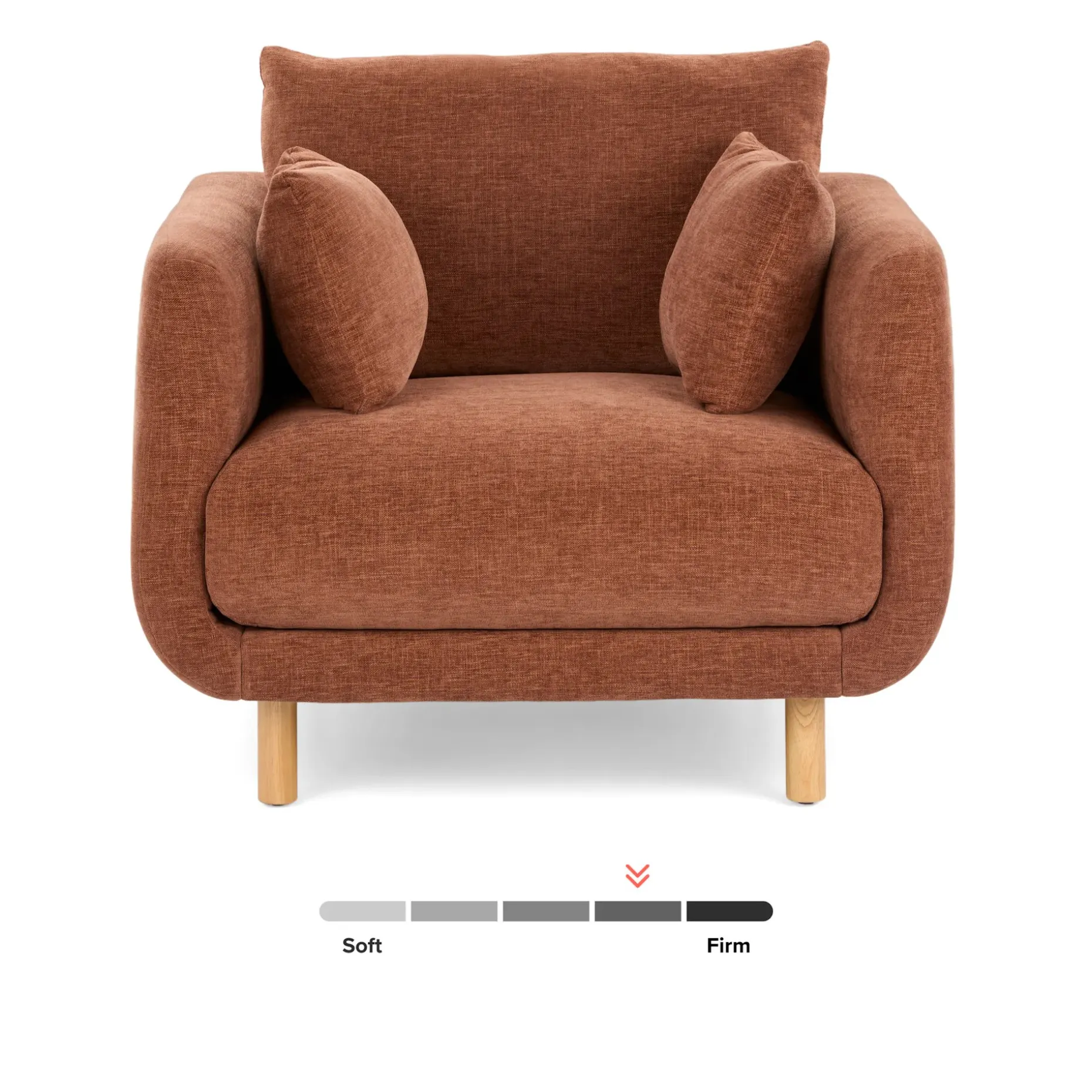 Nora 40.5" Lounge Chair - Hestia Caramel