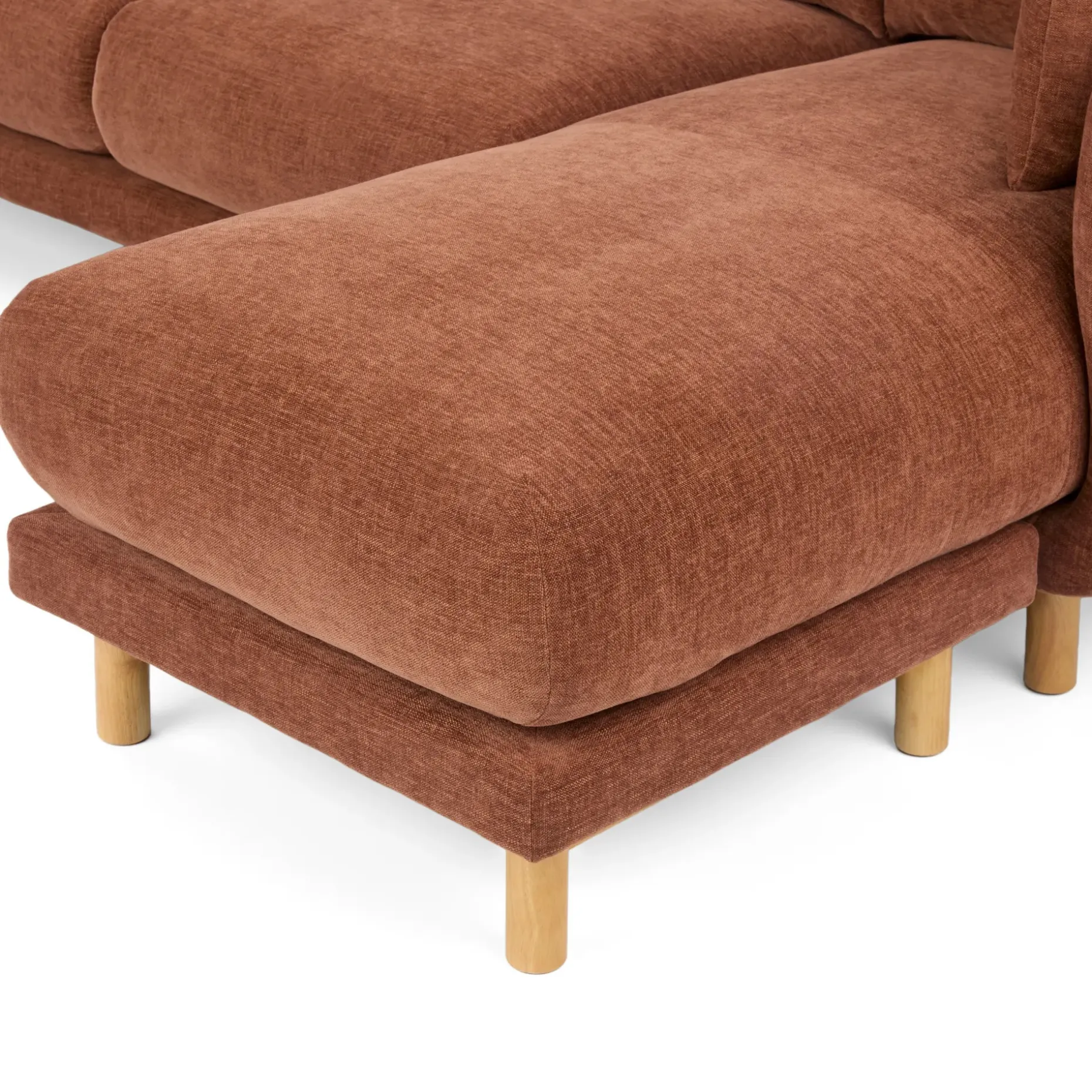 Nora 90" Reversible Sectional - Hestia Caramel
