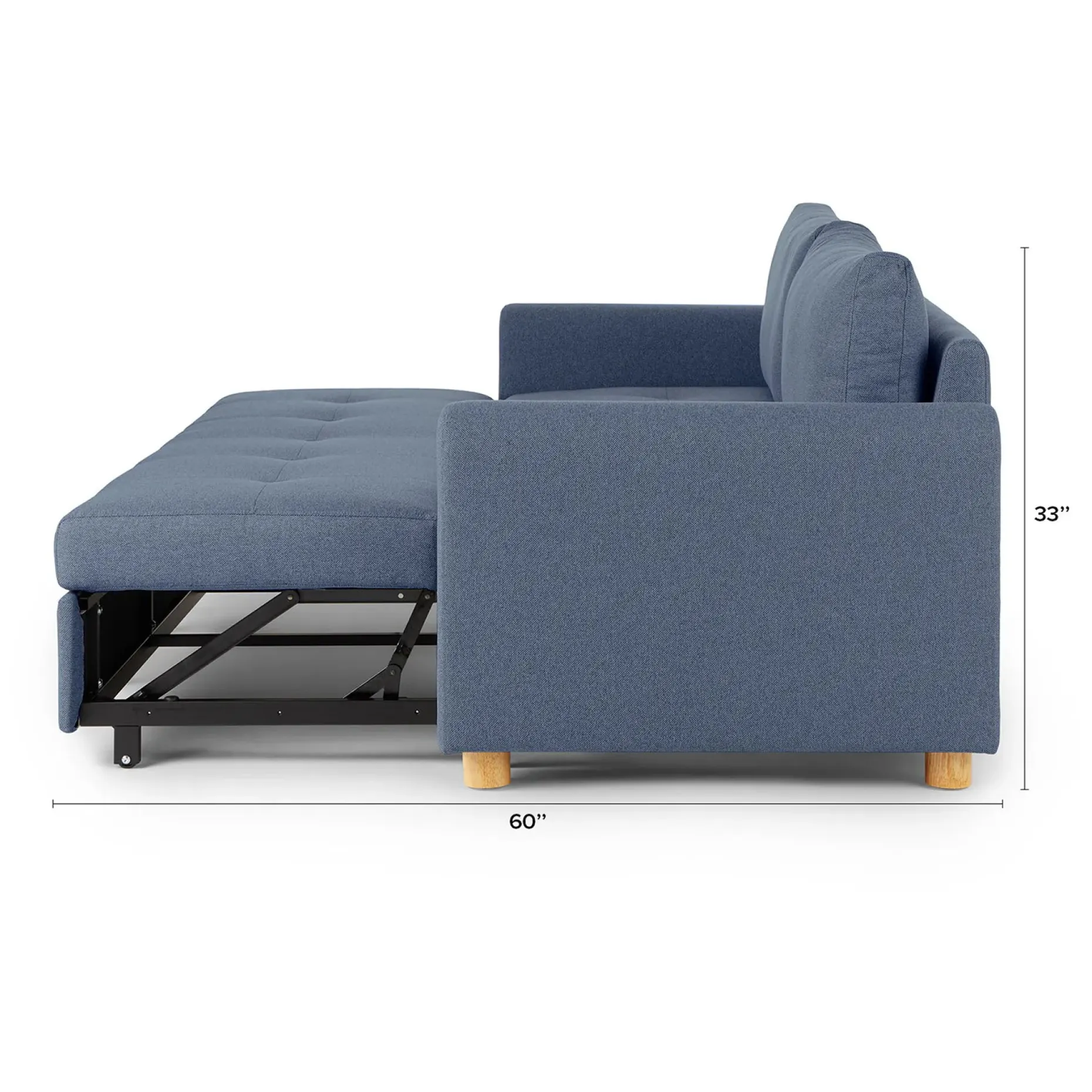 Nordby 87" Sofa Bed - Lull Blue