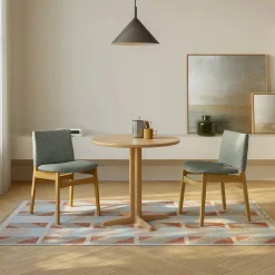 Nosh Dining Chair - Walnut and Hemlock Green