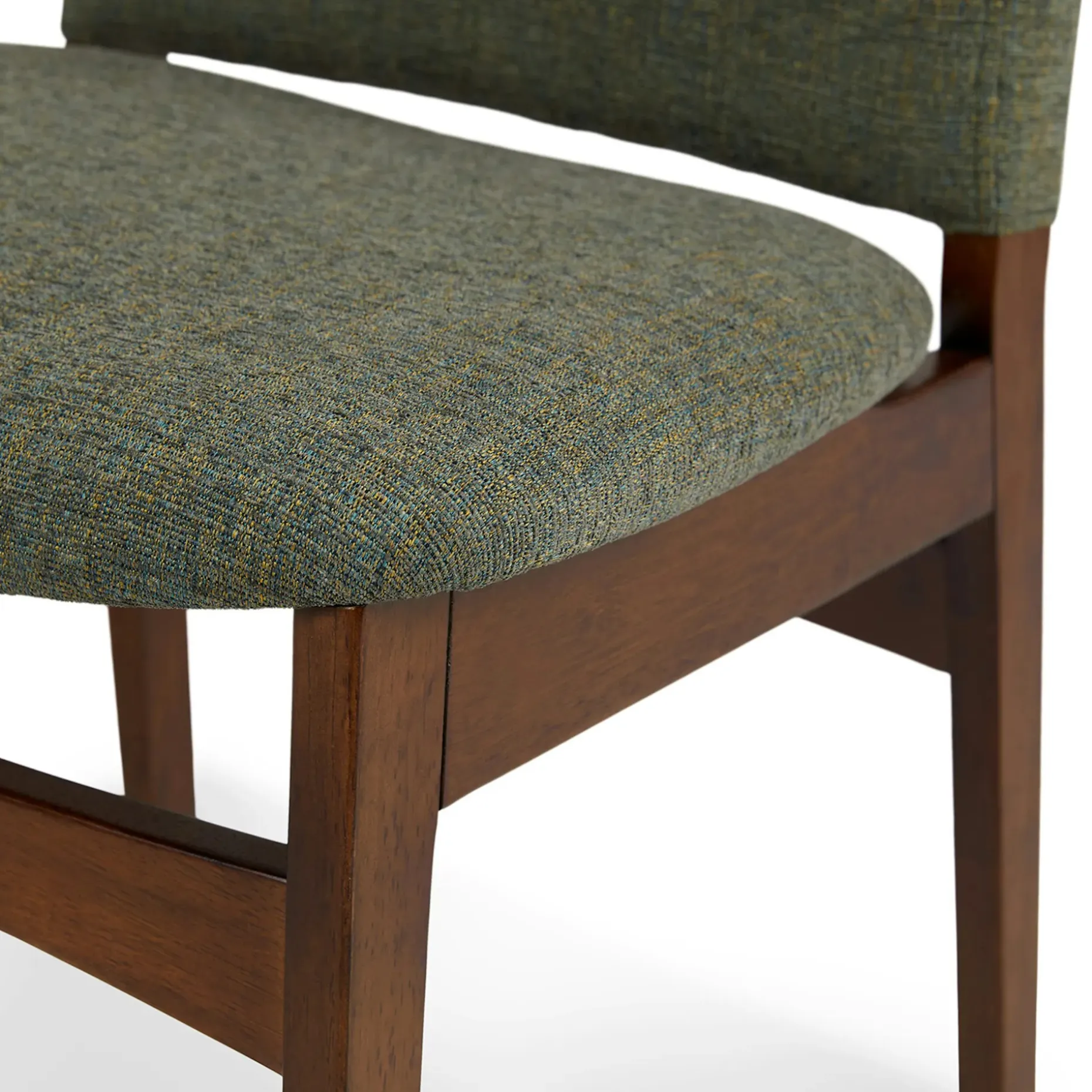Nosh Dining Chair - Walnut and Hemlock Green