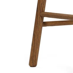 Nurmi Counter Stool - Smoked Oak and Felted Green
