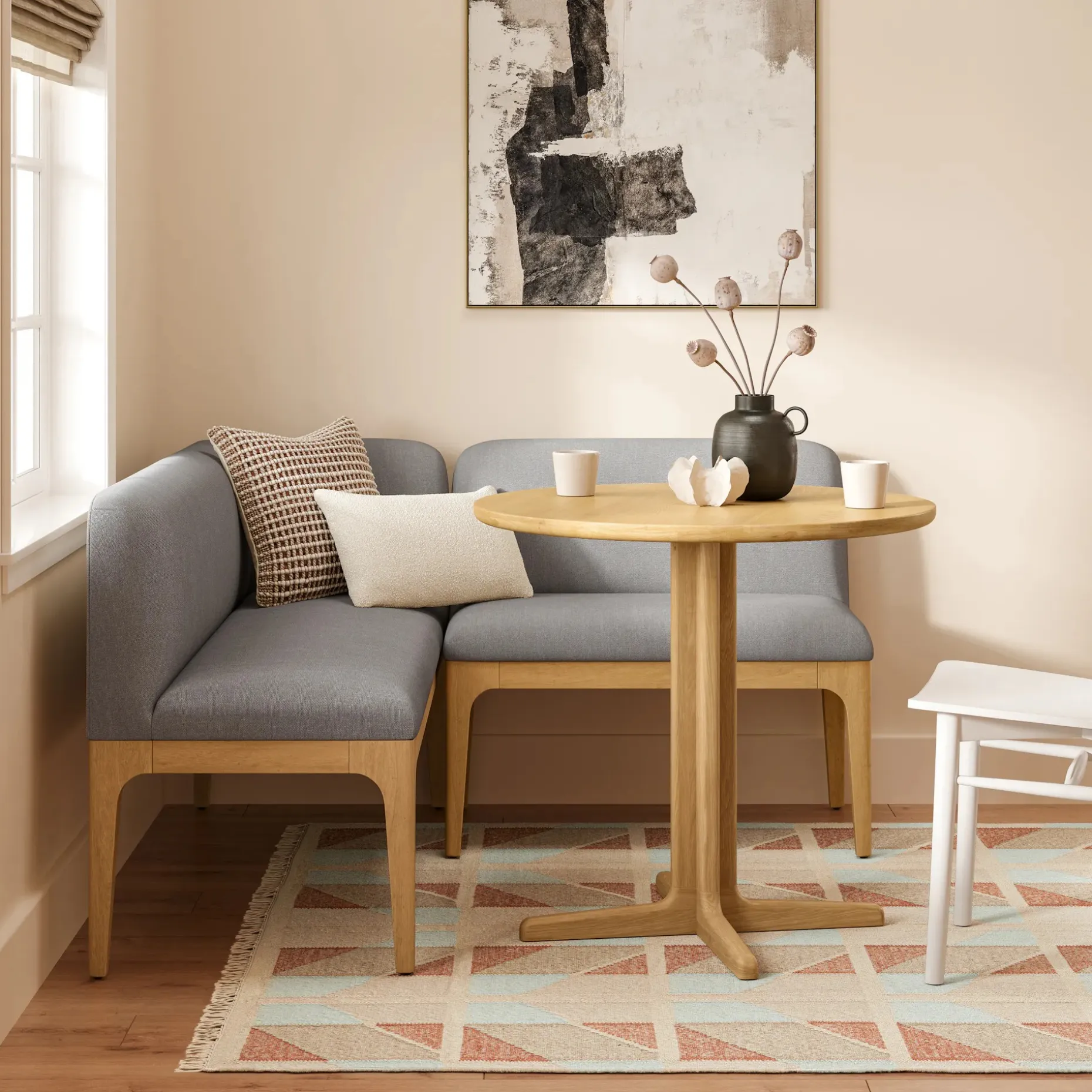 Odie Café Table - Natural Oak