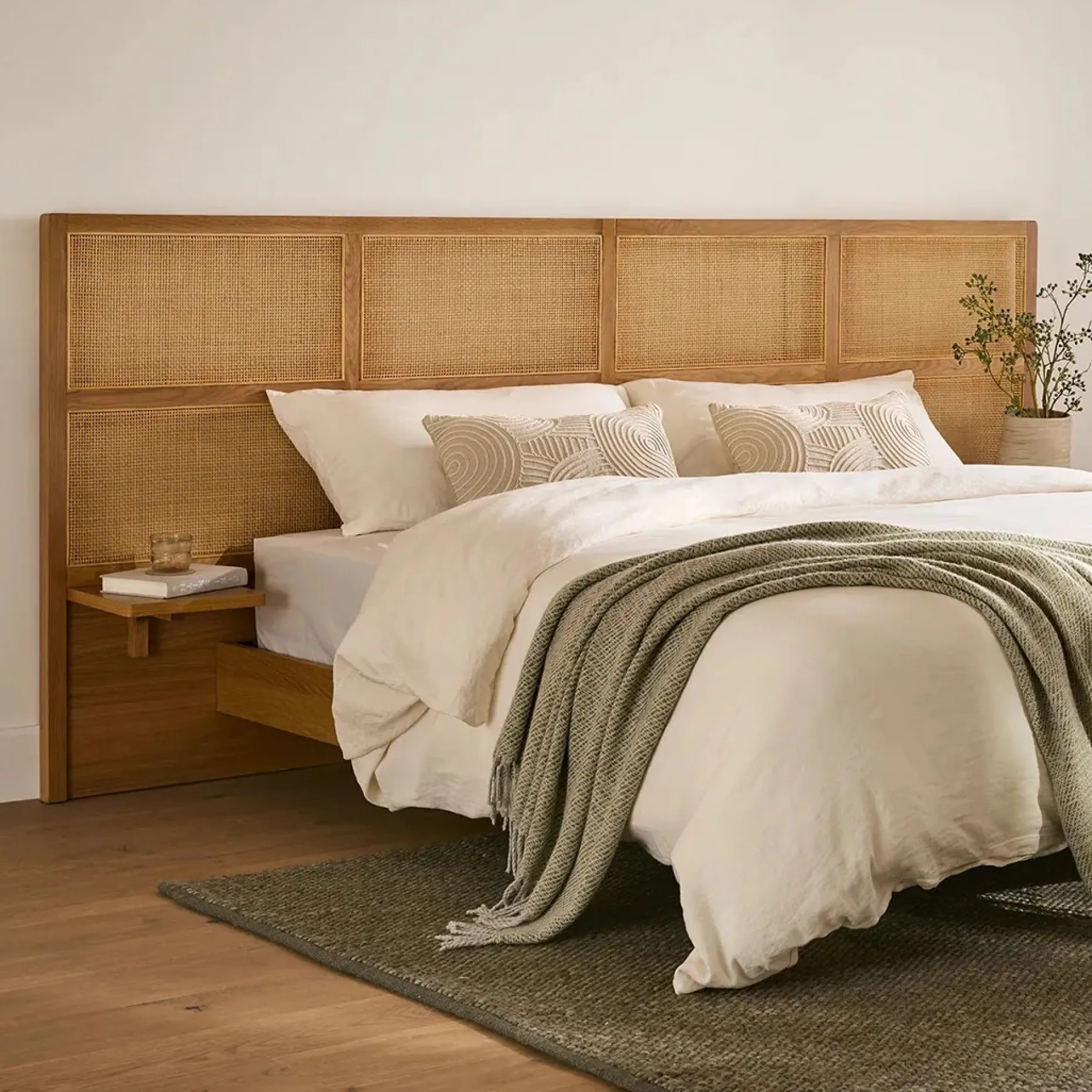 Olalla King Headboard - Oak