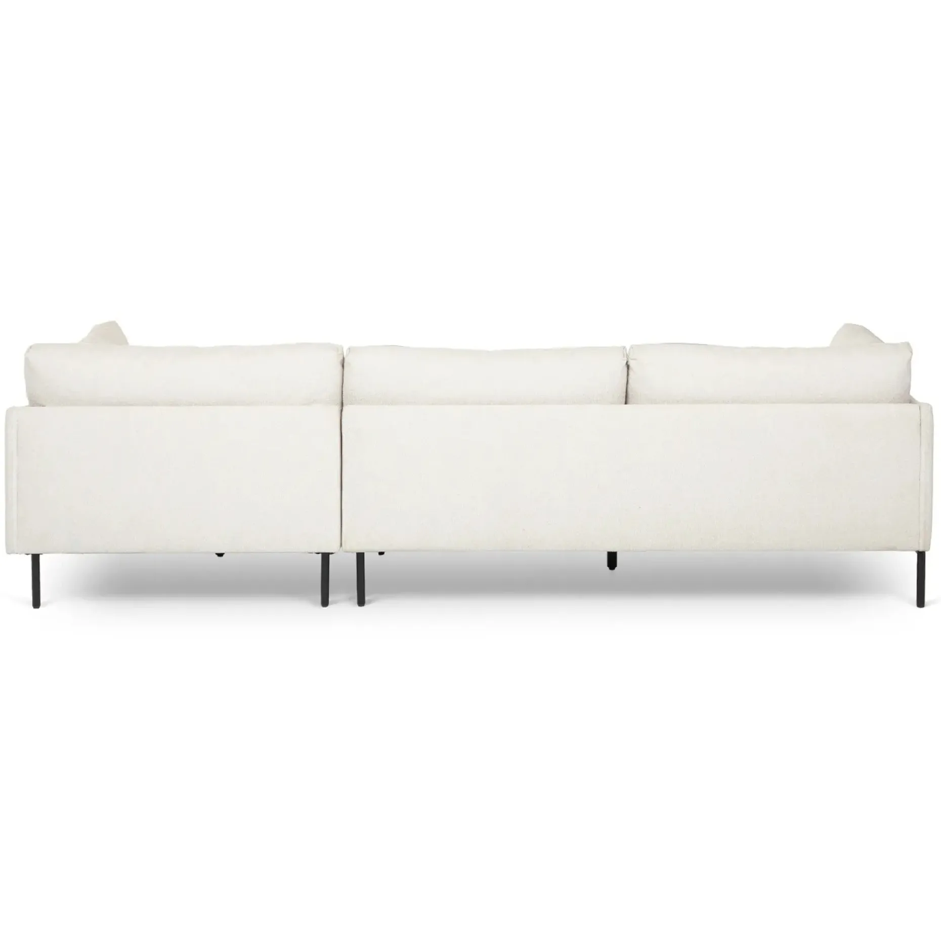 Olsen 110" Left Sectional - Ratine Ivory
