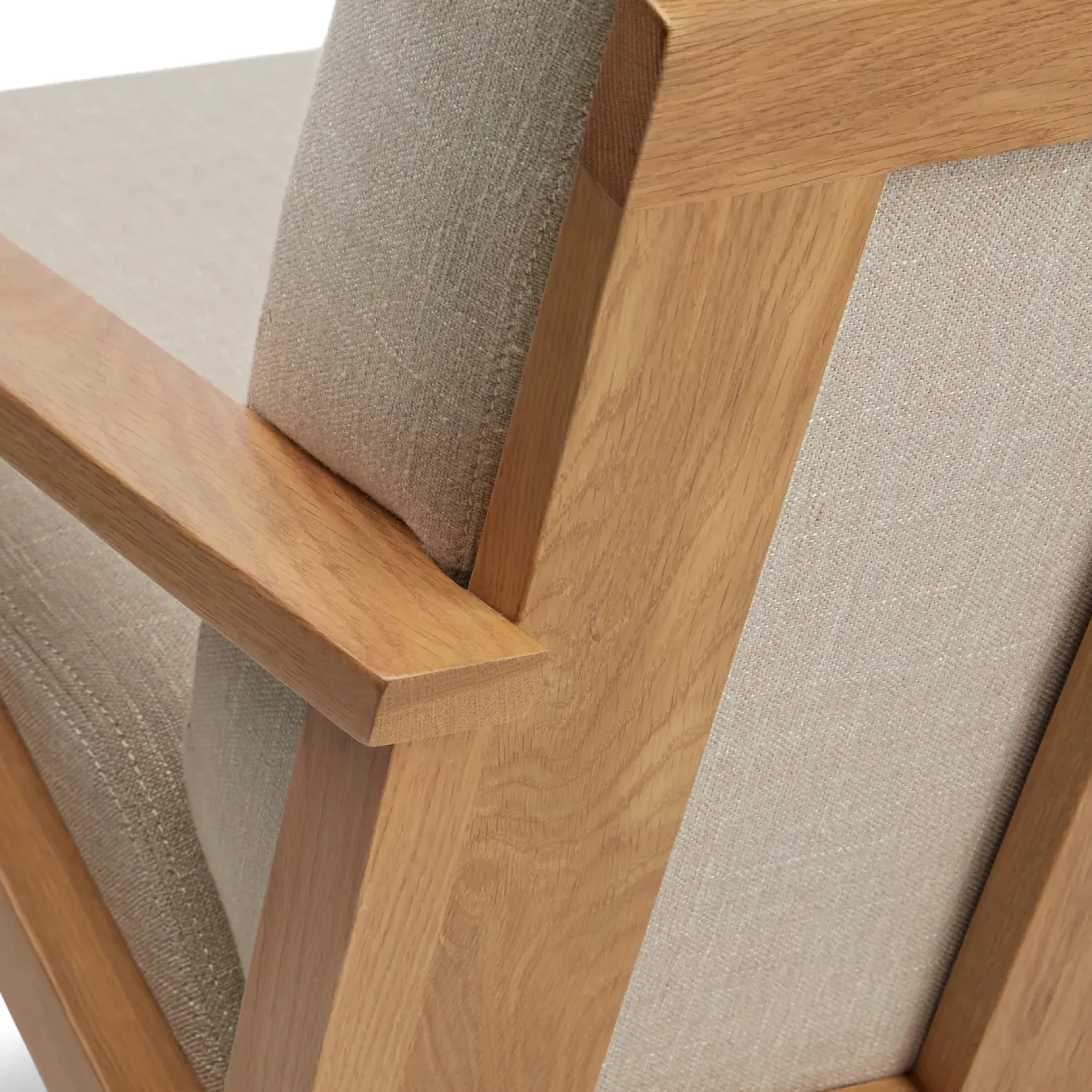 Otio 26" Lounge Set - Oak and Welsh Taupe