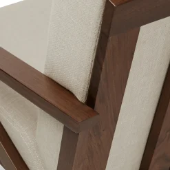 Otio 26" Lounge Set - Walnut and Welsh Taupe