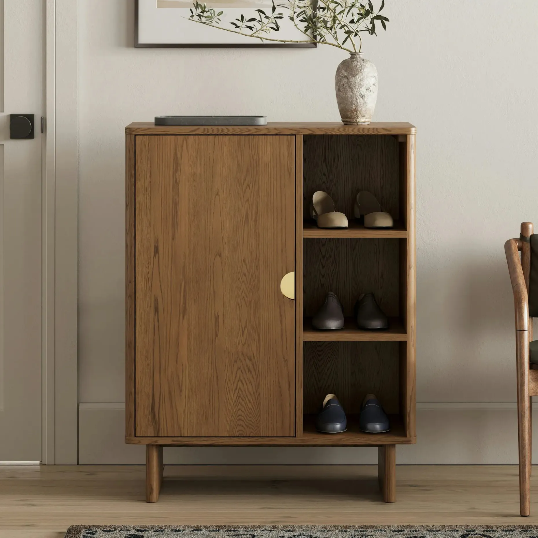 Otto 30" Cabinet - Smoked Oak