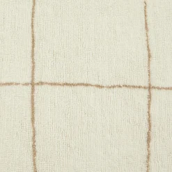 Ouma 5 x 8 Washable Wool Rug - Wavy Taupe