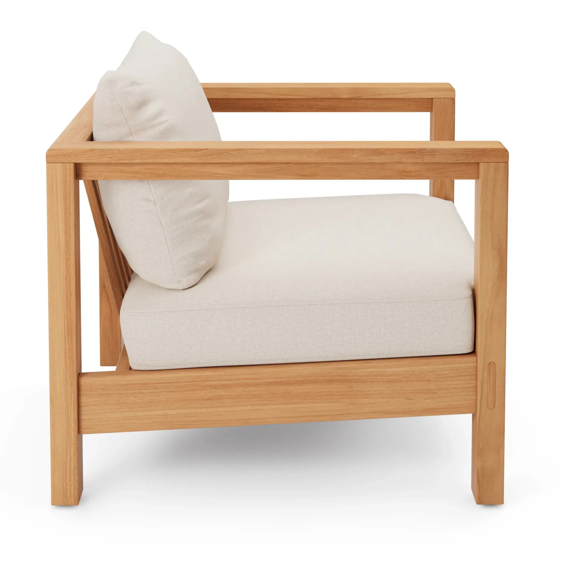 Palmera 34.5" Outdoor Lounge Chair - Portside Beige
