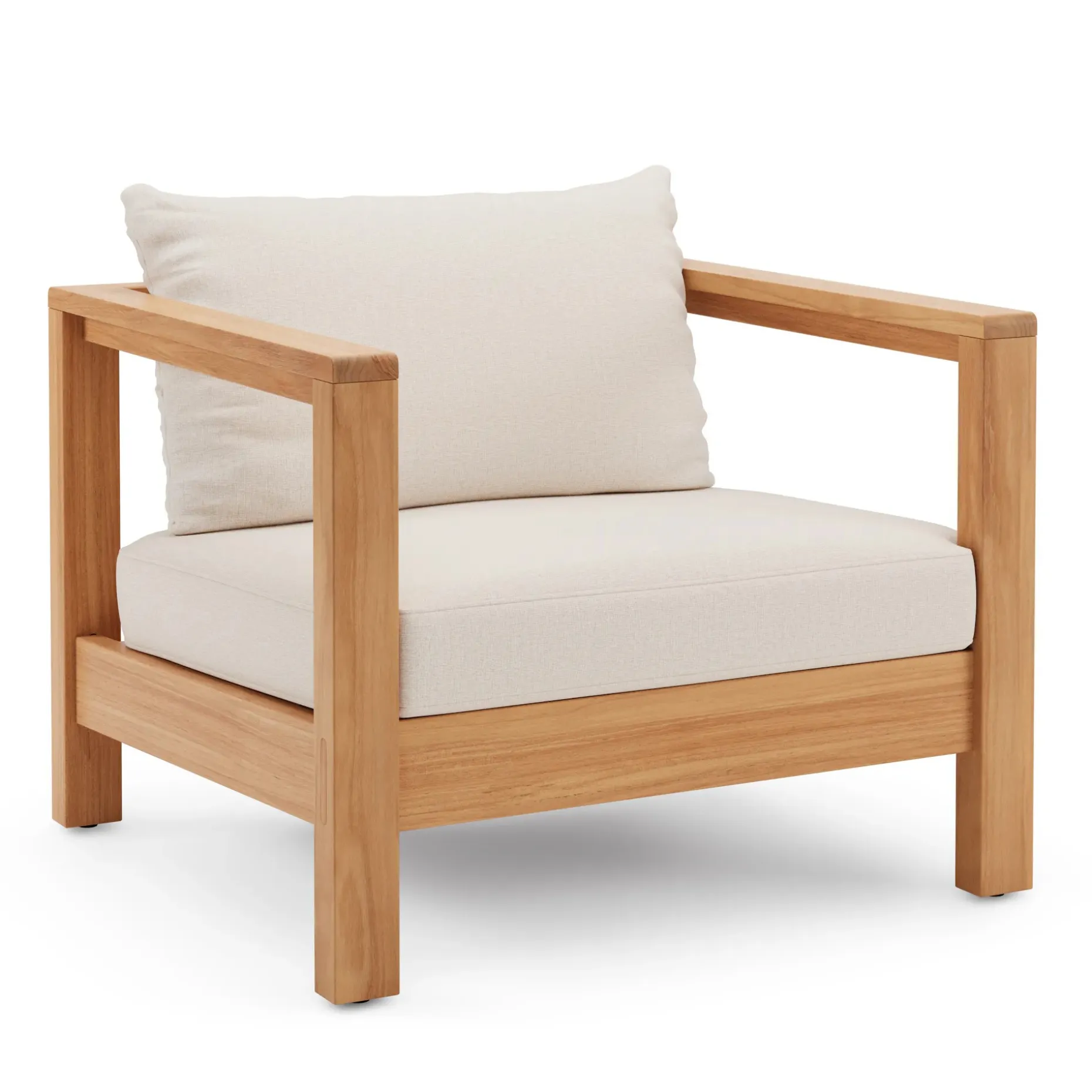 Palmera 34.5" Outdoor Lounge Chair Set - Portside Beige