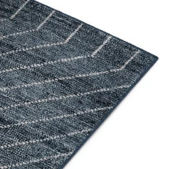 Parallel 5 x 8 Rug - Wave Blue / White