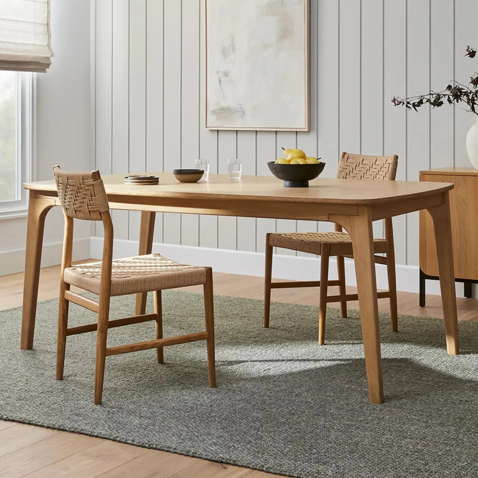 Plumas 71" Dining Table - White Oak