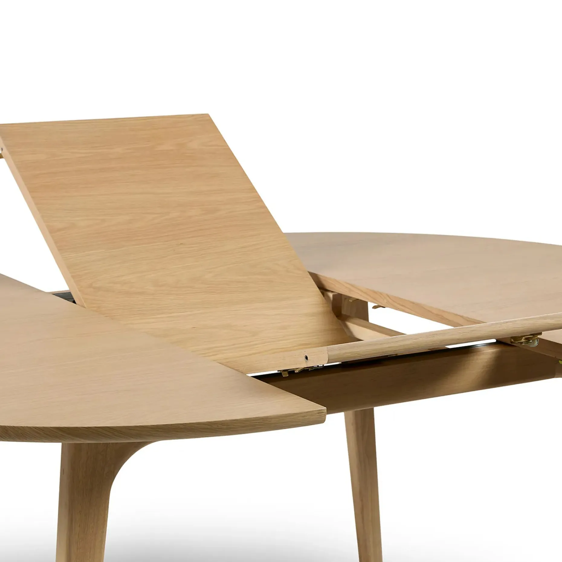 Plumas 55" - 74.75" Extendable Dining Table - White Oak