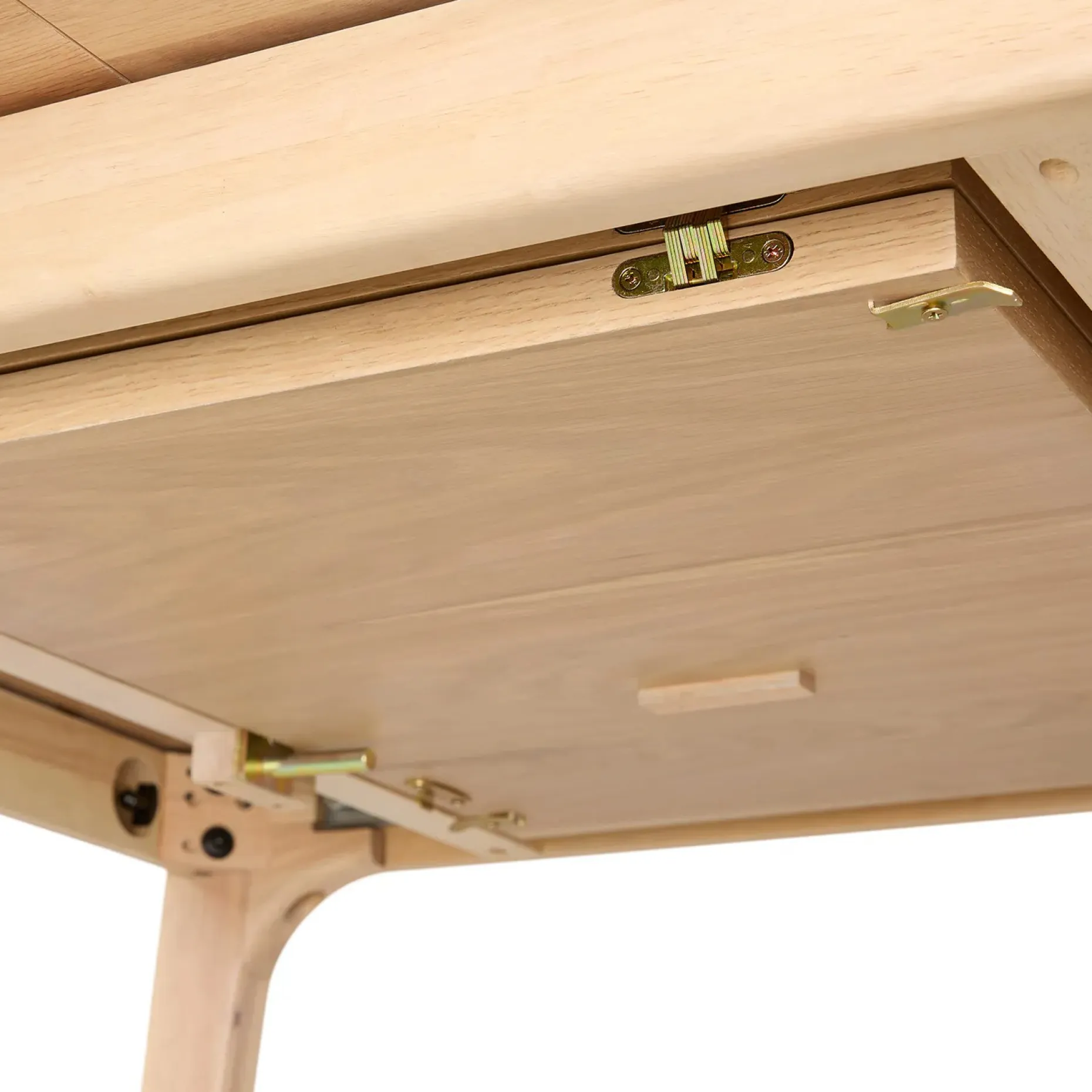 Plumas 55" - 74.75" Extendable Dining Table - White Oak