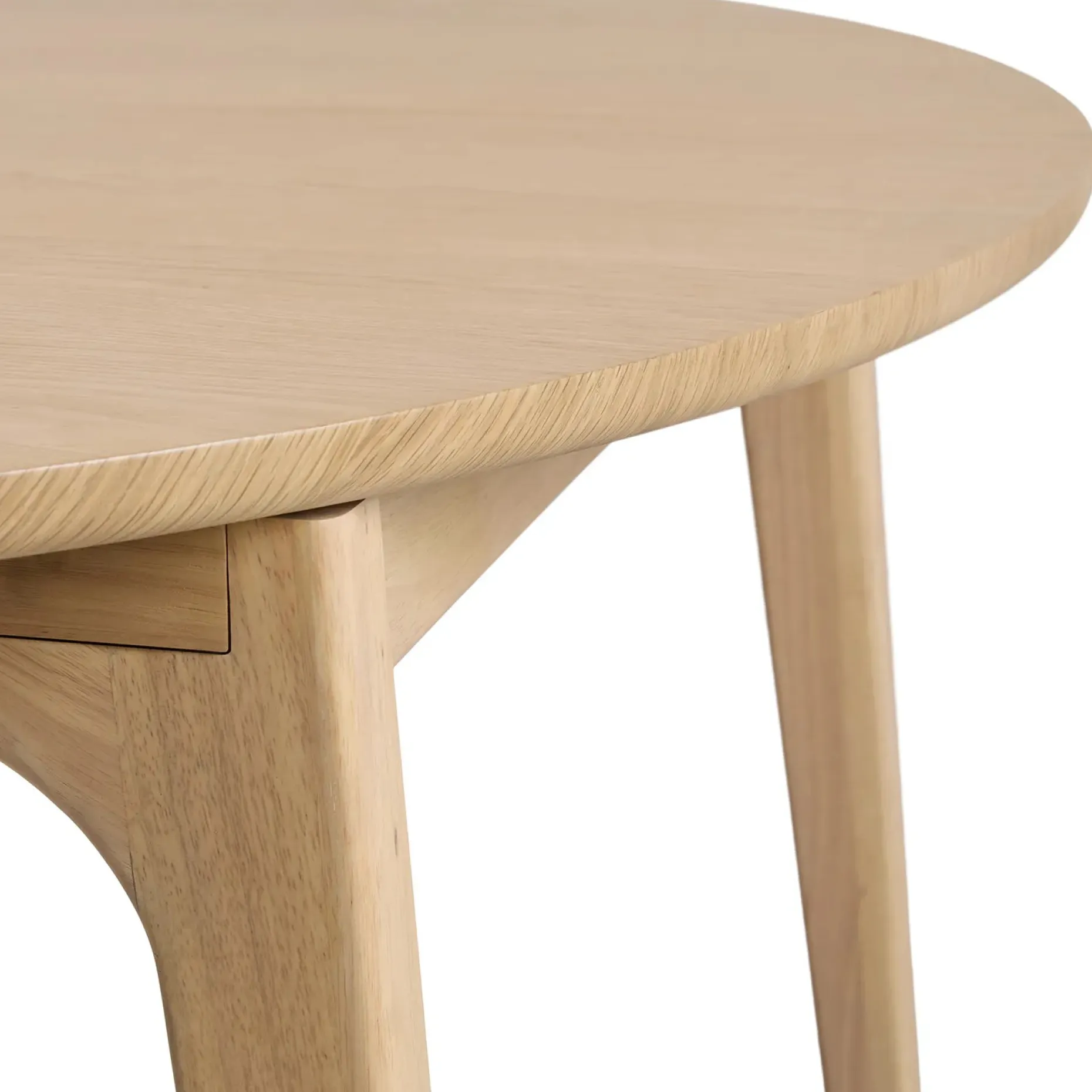 Plumas 55" - 74.75" Extendable Dining Table - White Oak