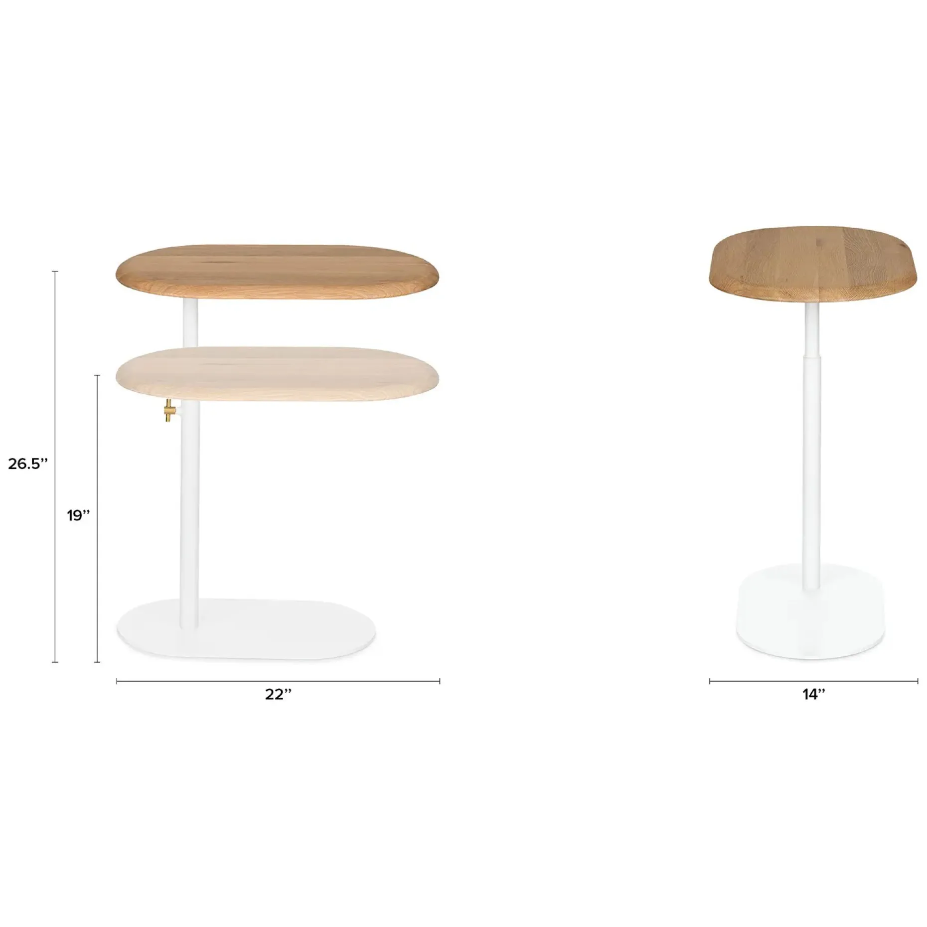 Portima C Side Table - Oak