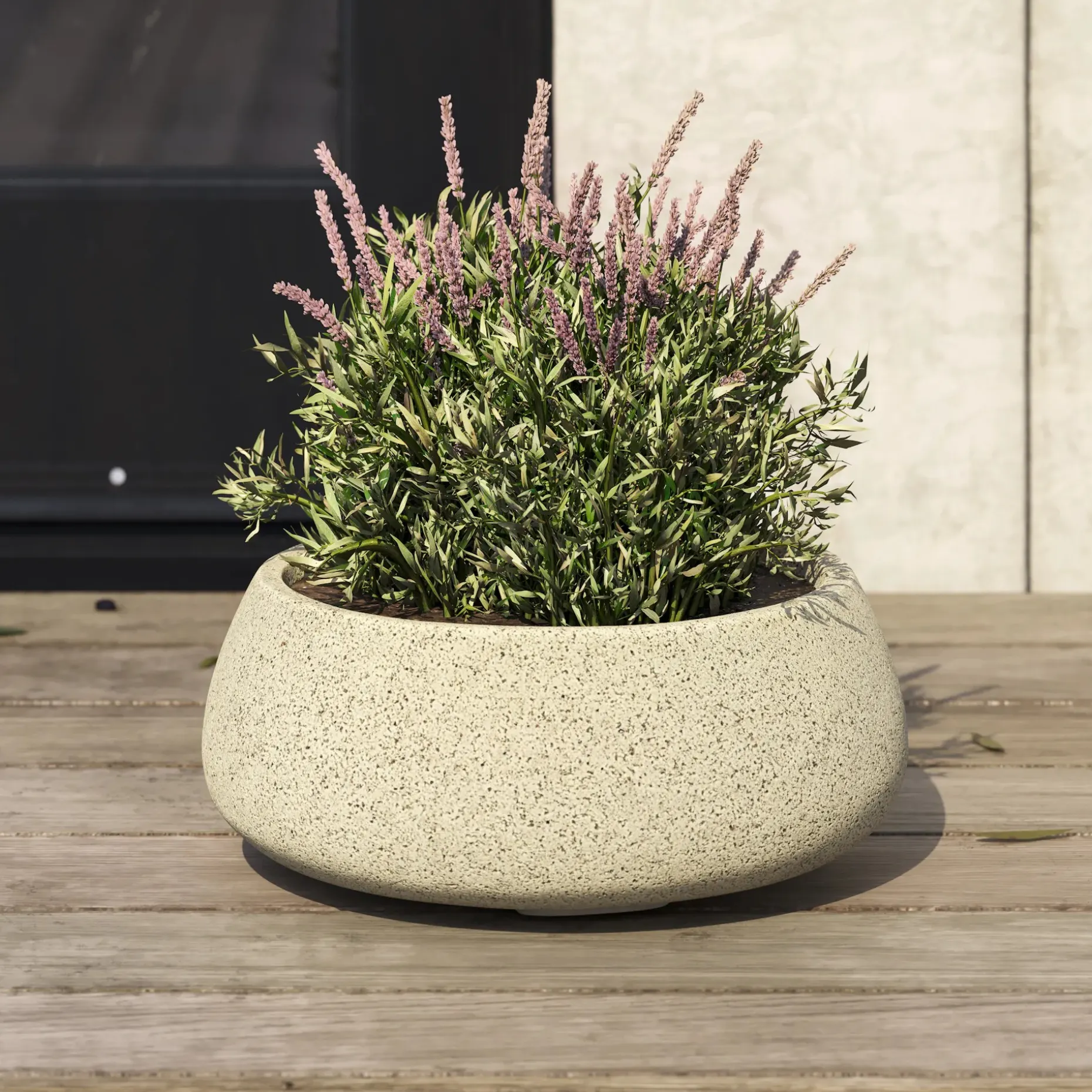 Pursl Small Indoor/Outdoor Planter - Sandstone