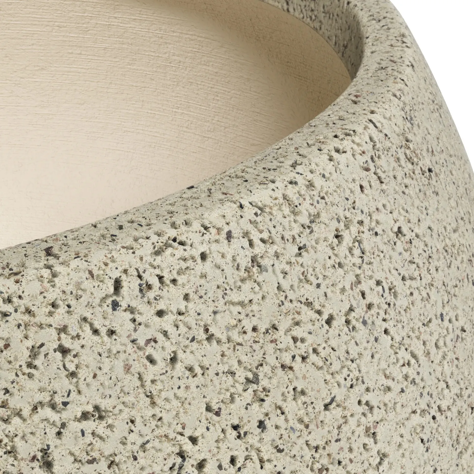Pursl Small Indoor/Outdoor Planter - Sandstone