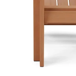 Rena Outdoor Adirondack Chair - Natural Eucalyptus