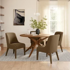 Renee Dining Chair - Felted Brown