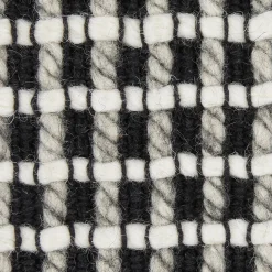 Ren Large Pillow - Black Weave