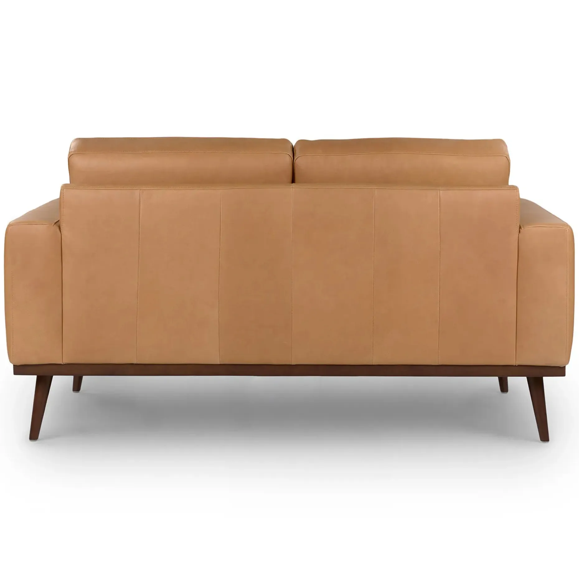 Rhett 63.5" Leather Loveseat - Charme Tan