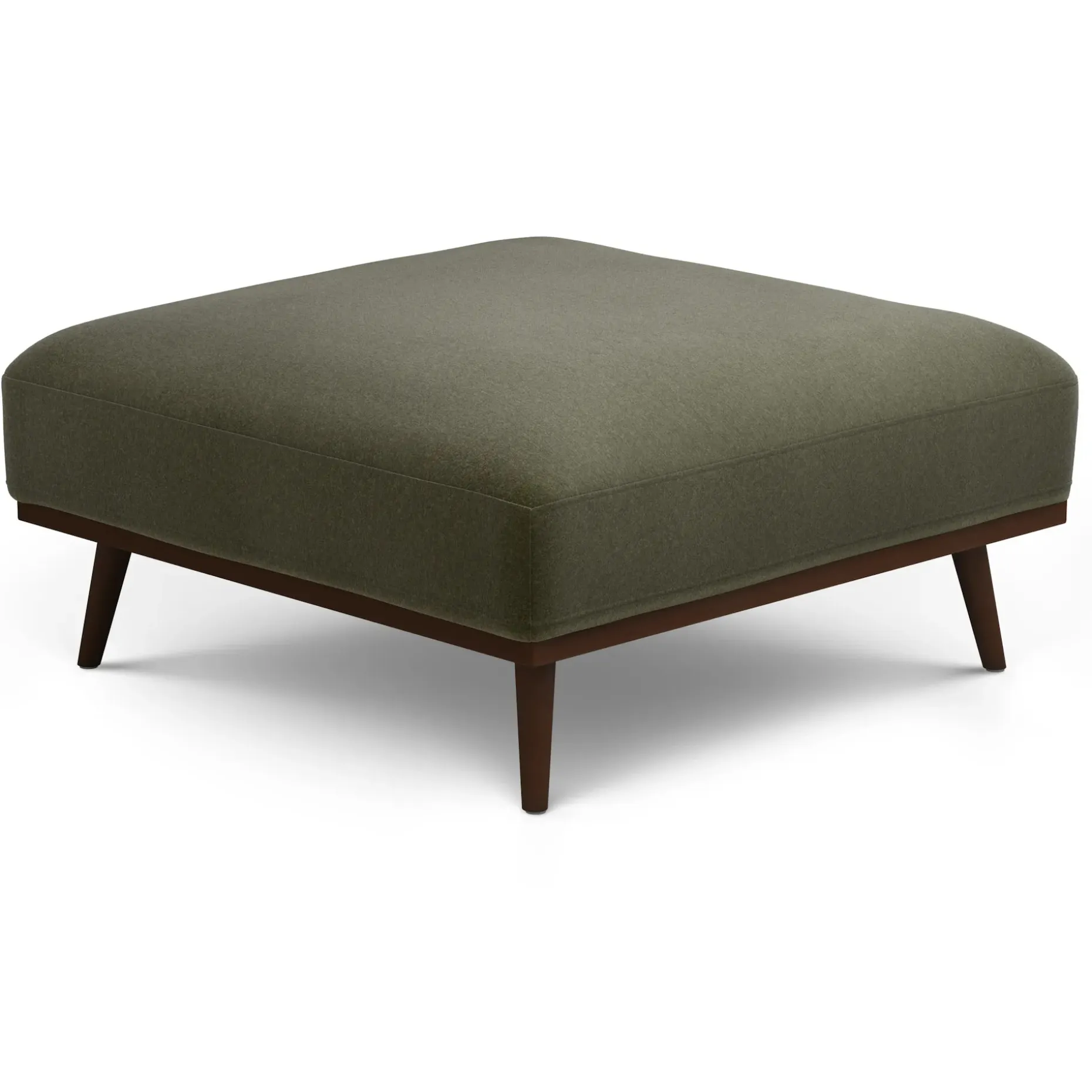 Rhett 38.5" Ottoman - Felted Green