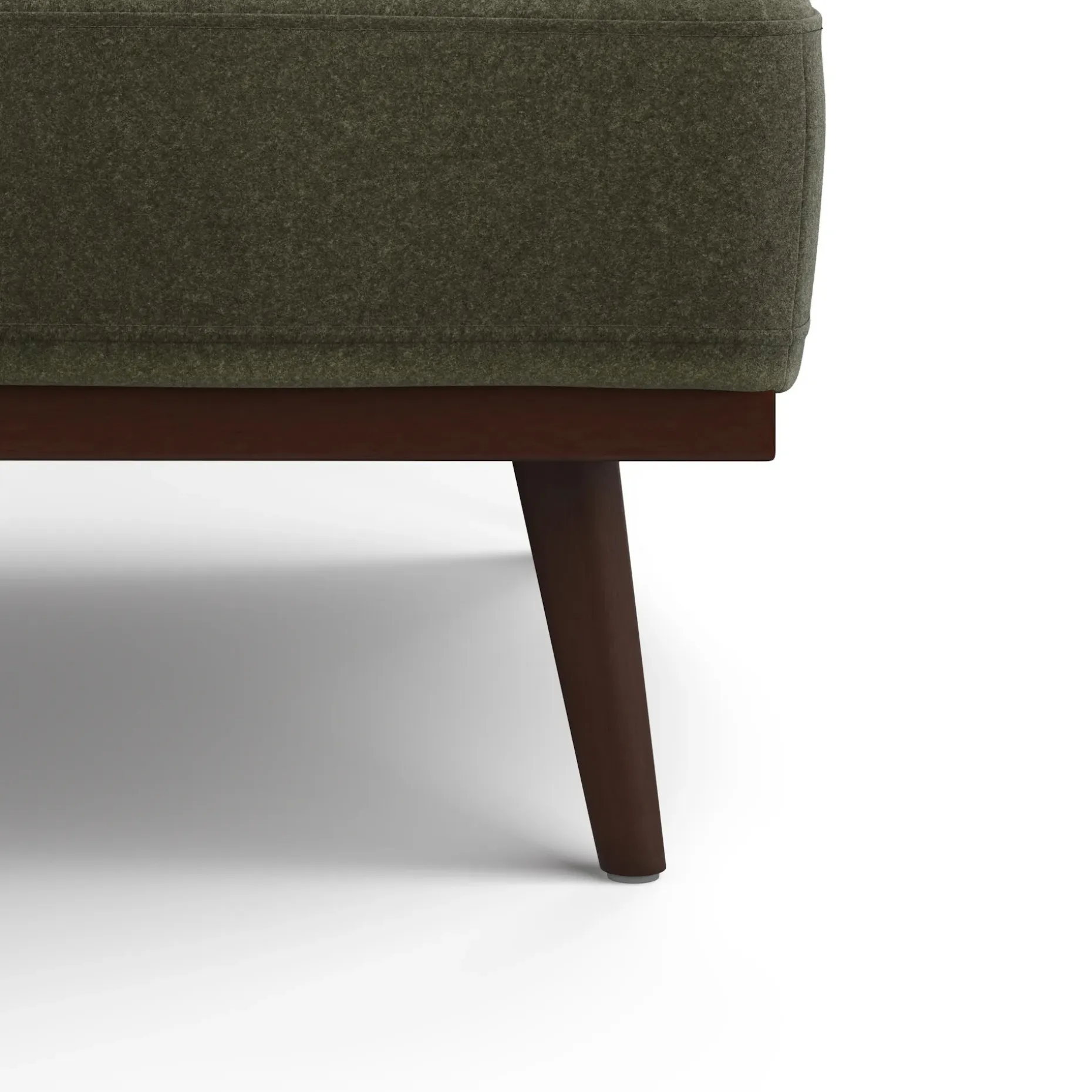 Rhett 38.5" Ottoman - Felted Green