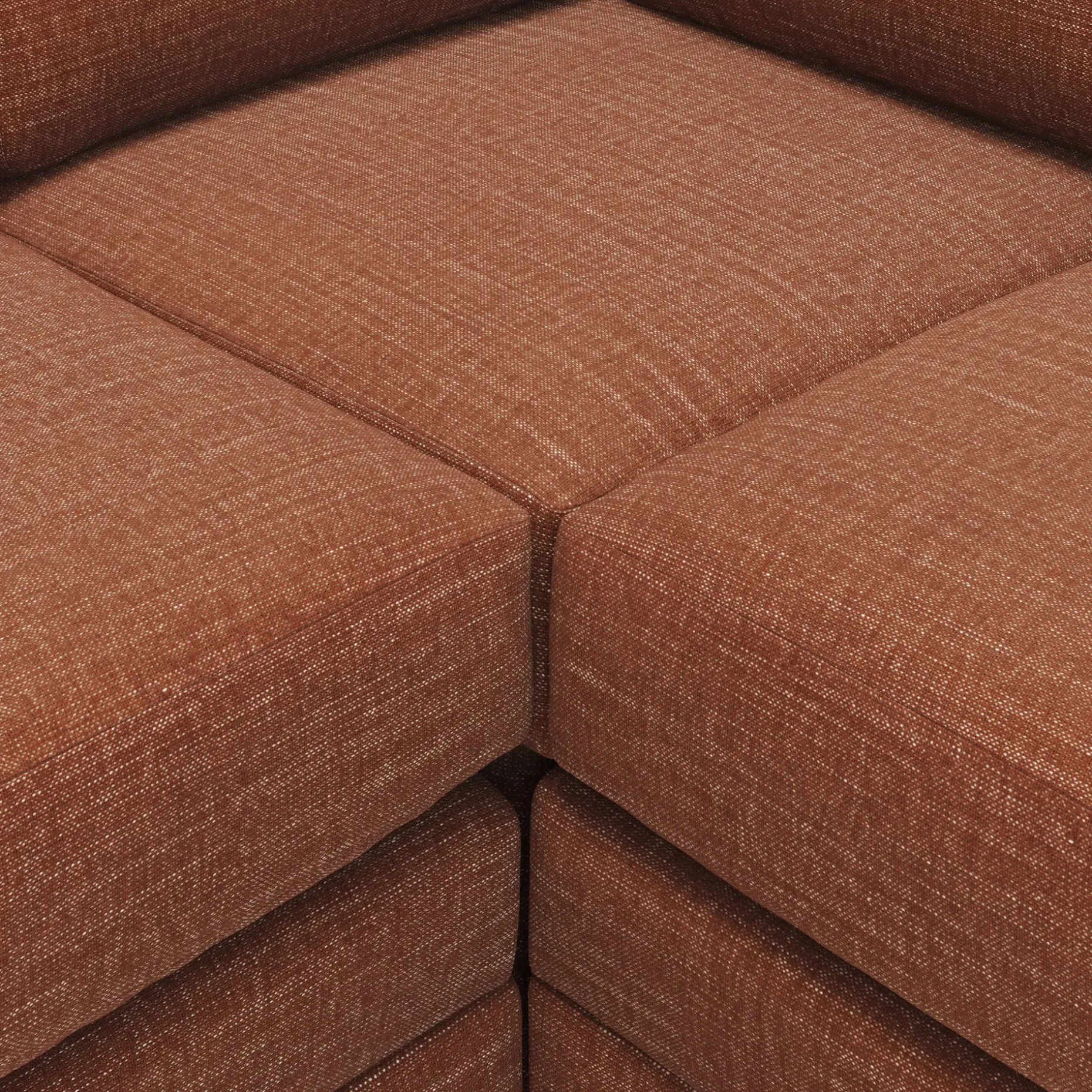 Riley 104" Corner Sectional - Napa Rust