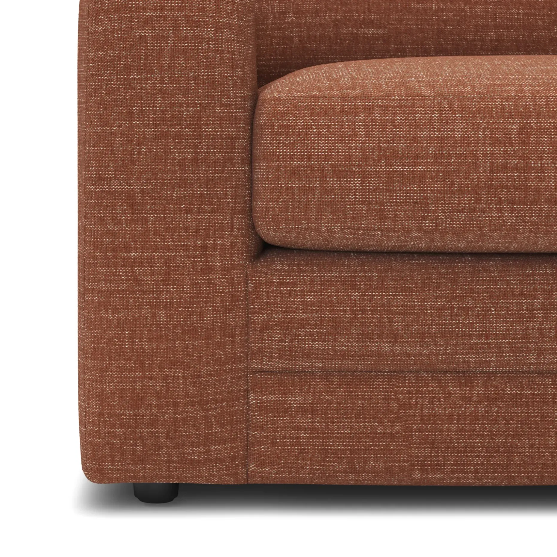 Riley 104" Corner Sectional - Napa Rust