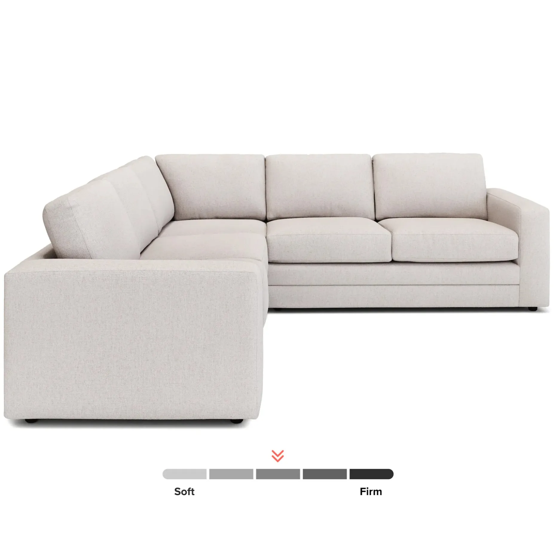Riley 104" Corner Sectional - Napa White