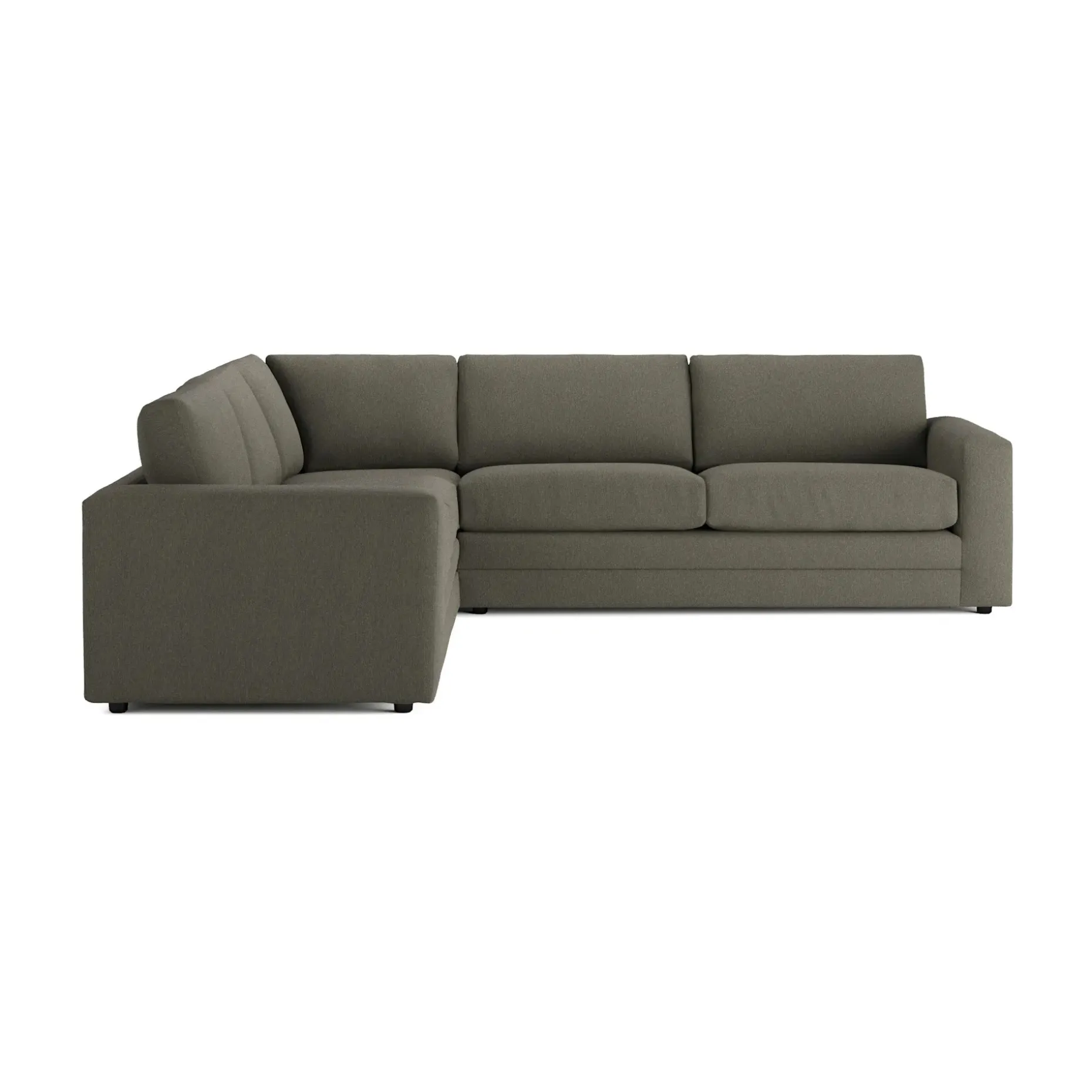 Riley 114" Corner Sectional - Silver Moss