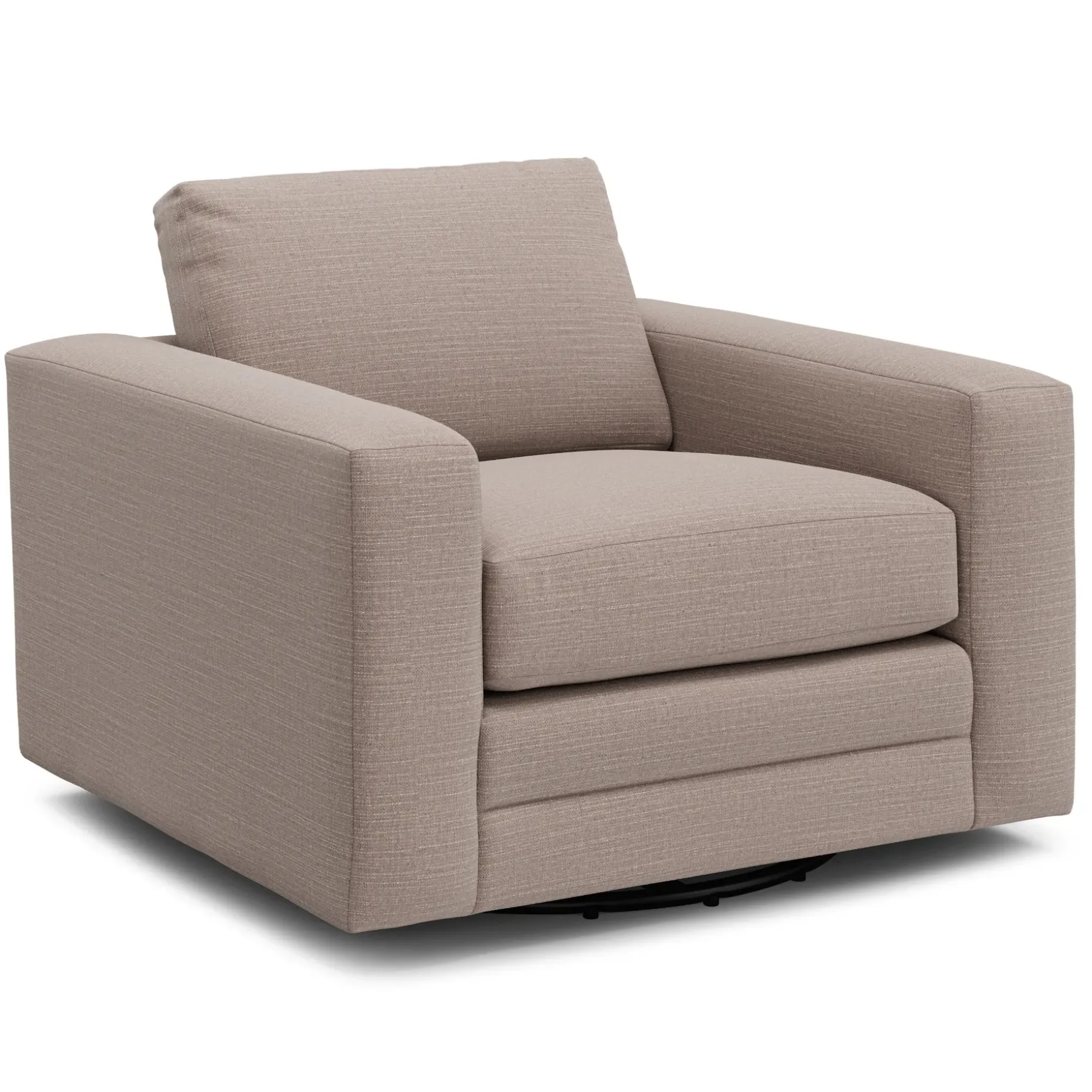 Riley 42" Grand Swivel Chair - Napa Quartz