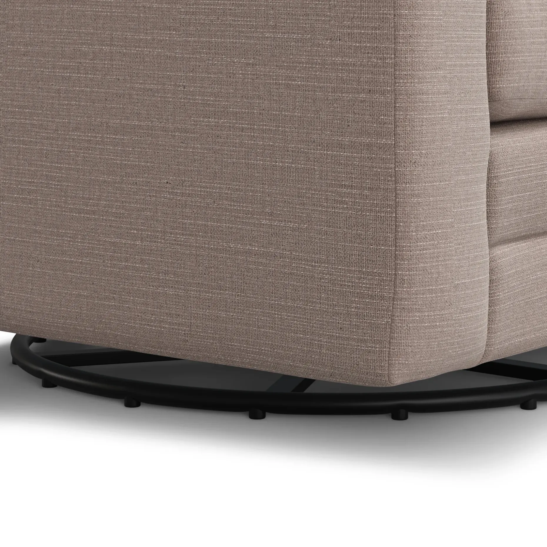 Riley 42" Grand Swivel Chair - Napa Quartz