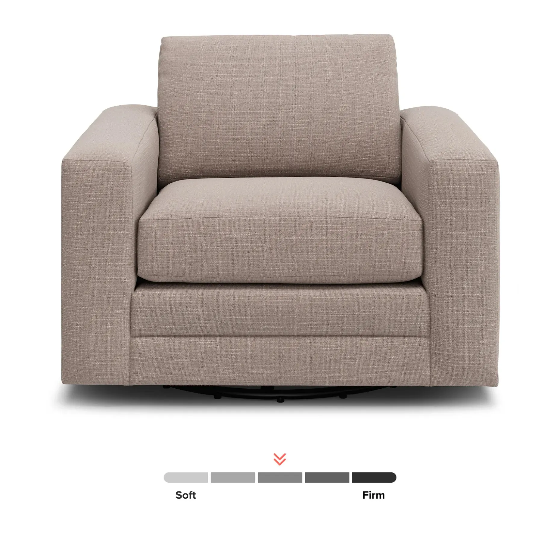 Riley 42" Grand Swivel Chair - Napa Quartz