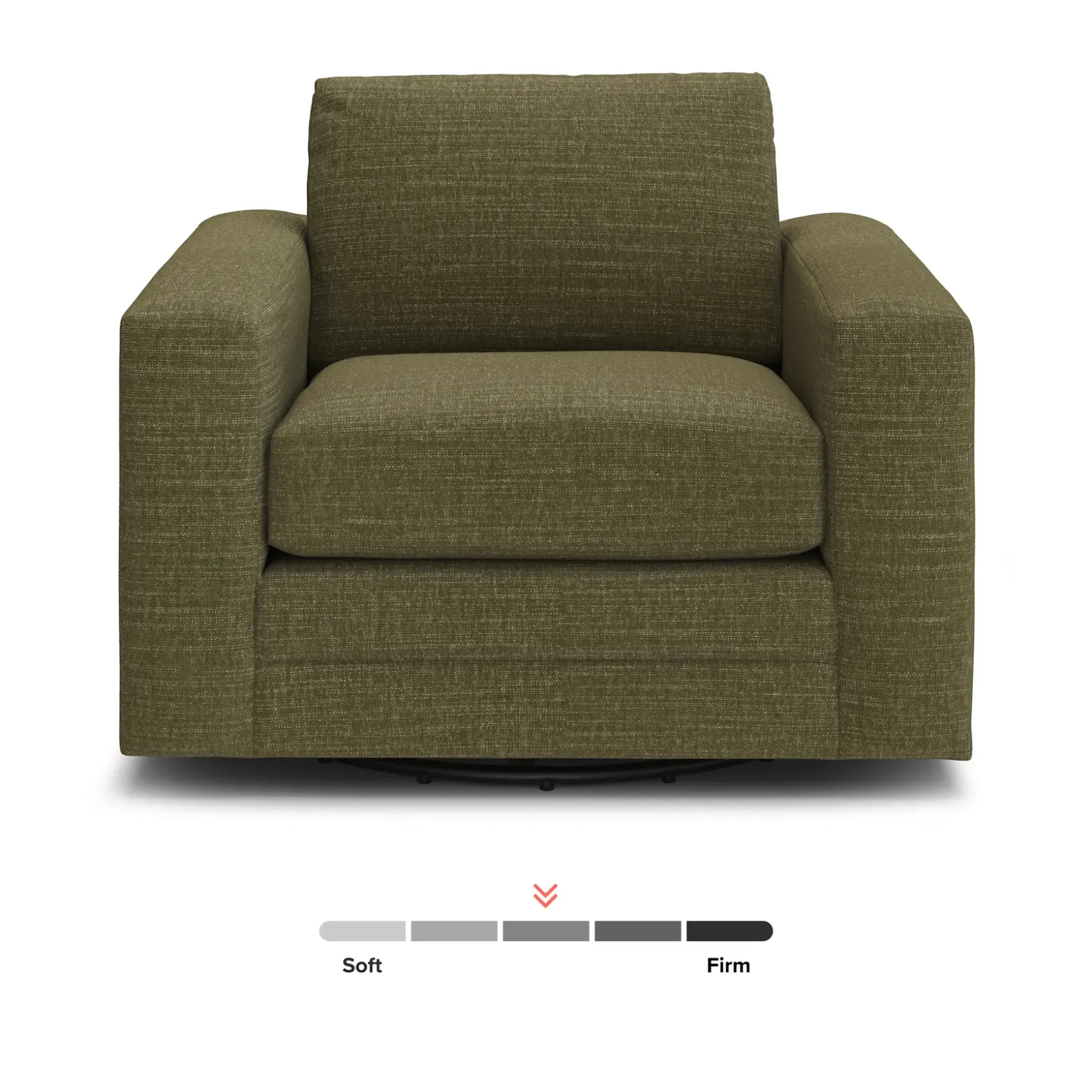Riley 42" Grand Swivel Chair - Napa Moss
