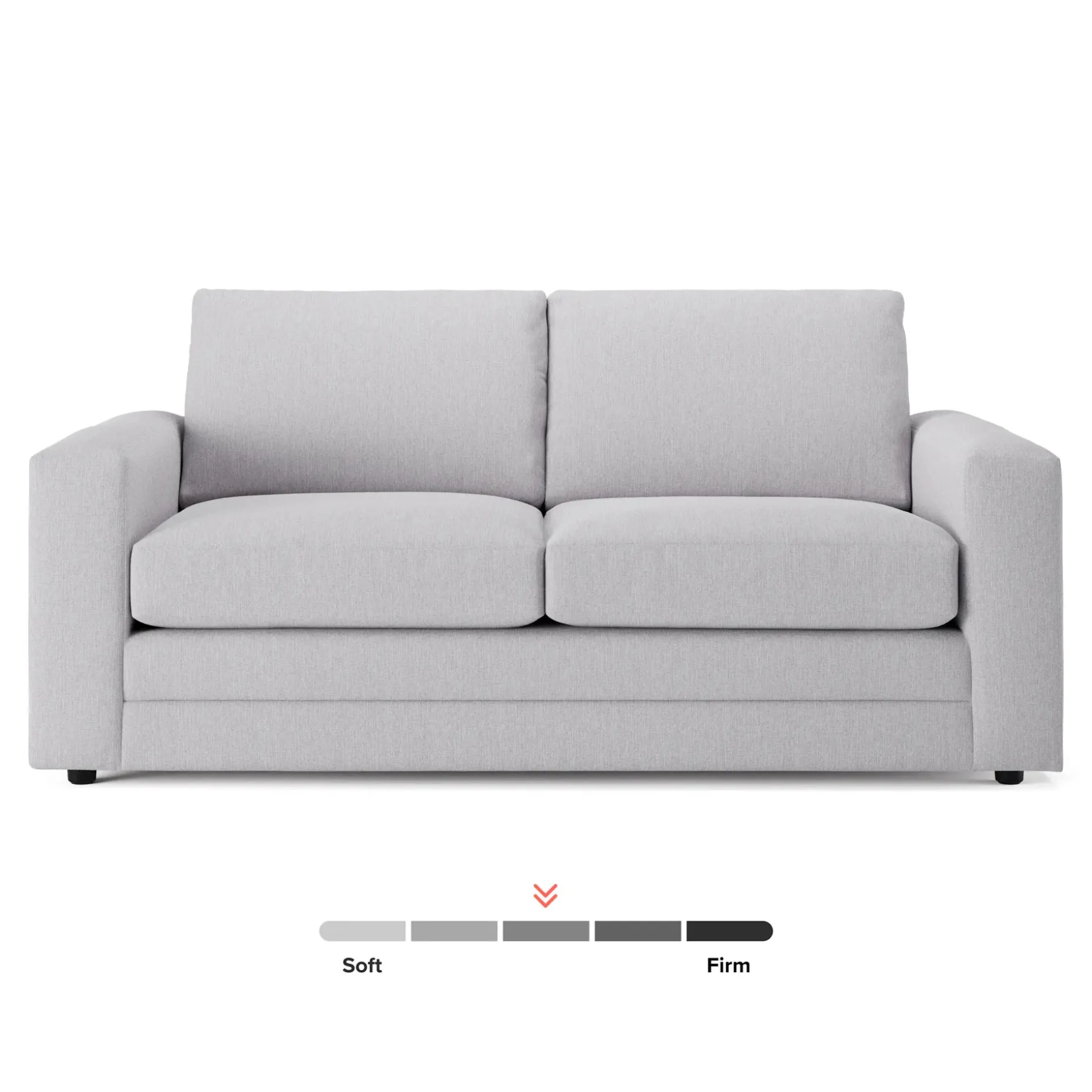 Riley 74" Loveseat - Silver Ivory