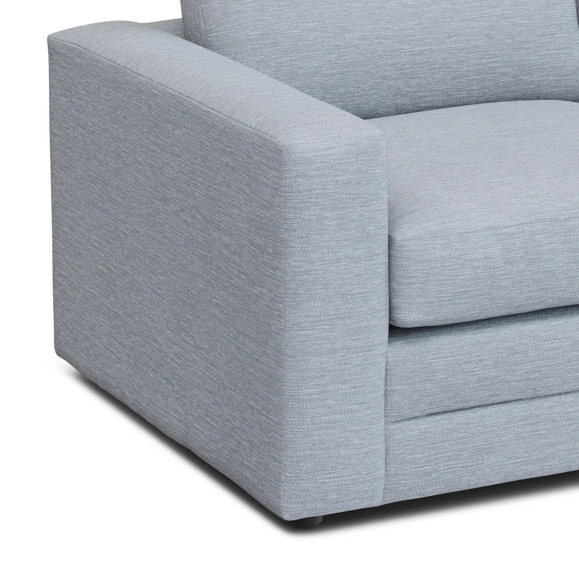 Riley 74" Loveseat - Silver Light Blue