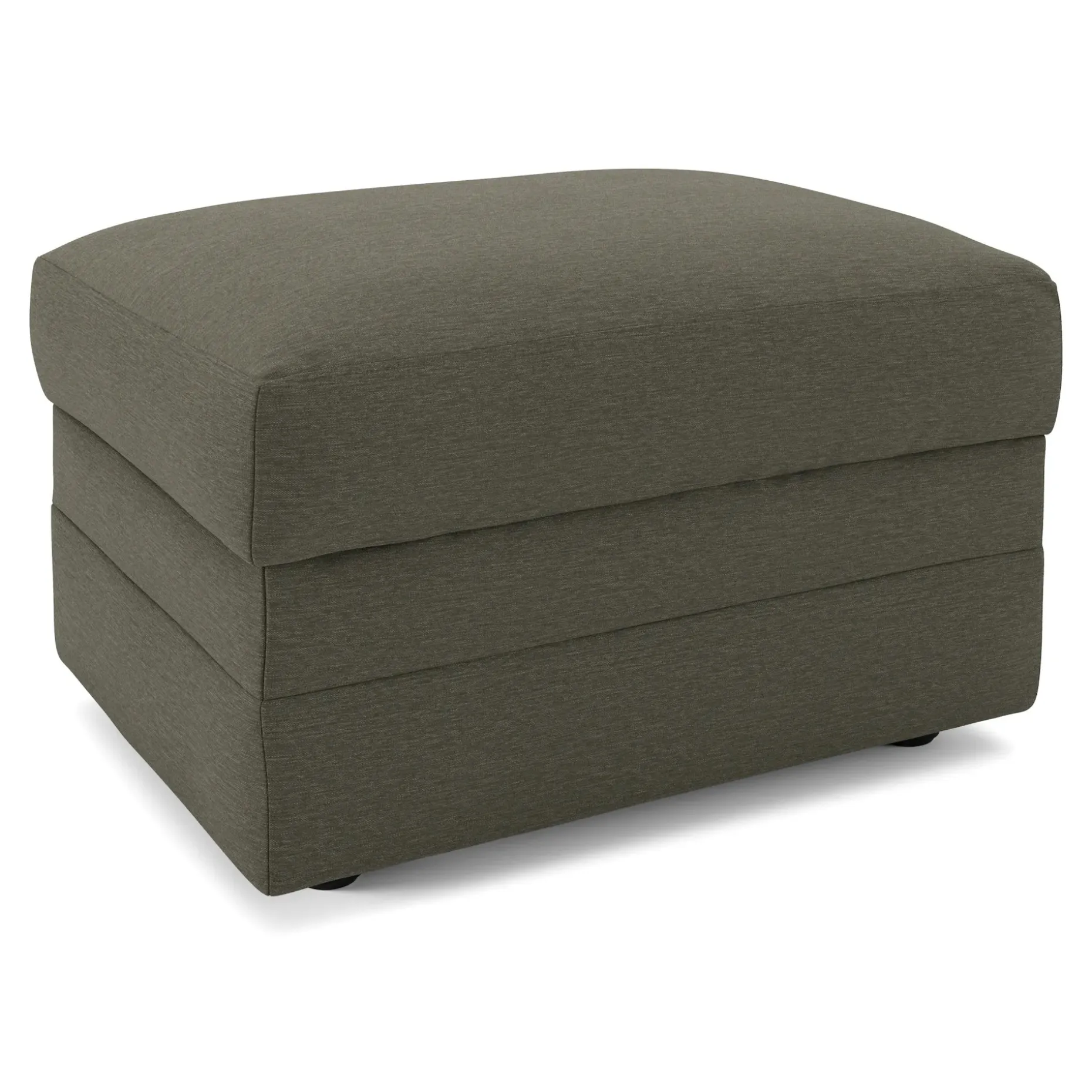 Riley 28" Ottoman - Silver Moss