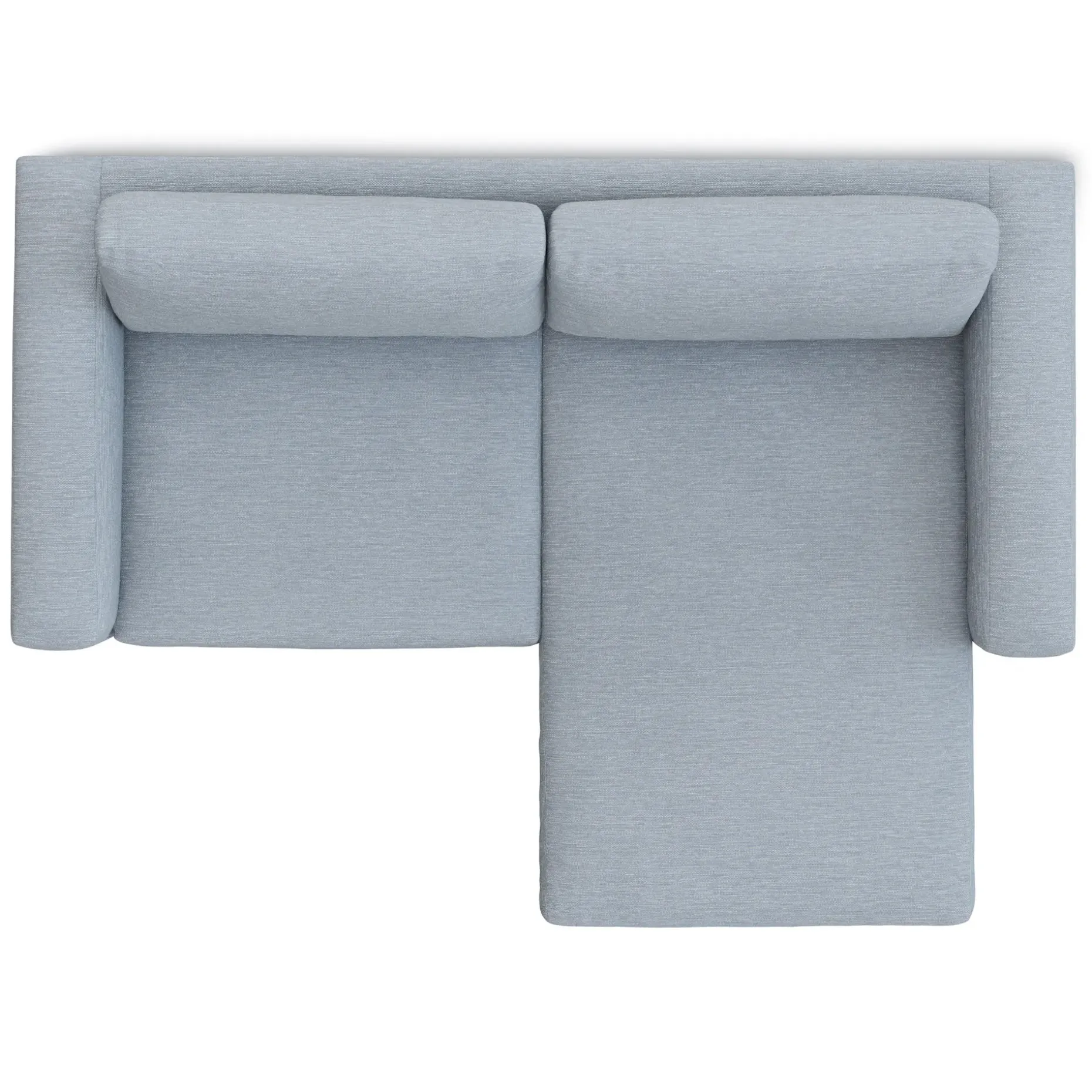 Riley 84" Reversible Storage Sectional - Silver Light Blue