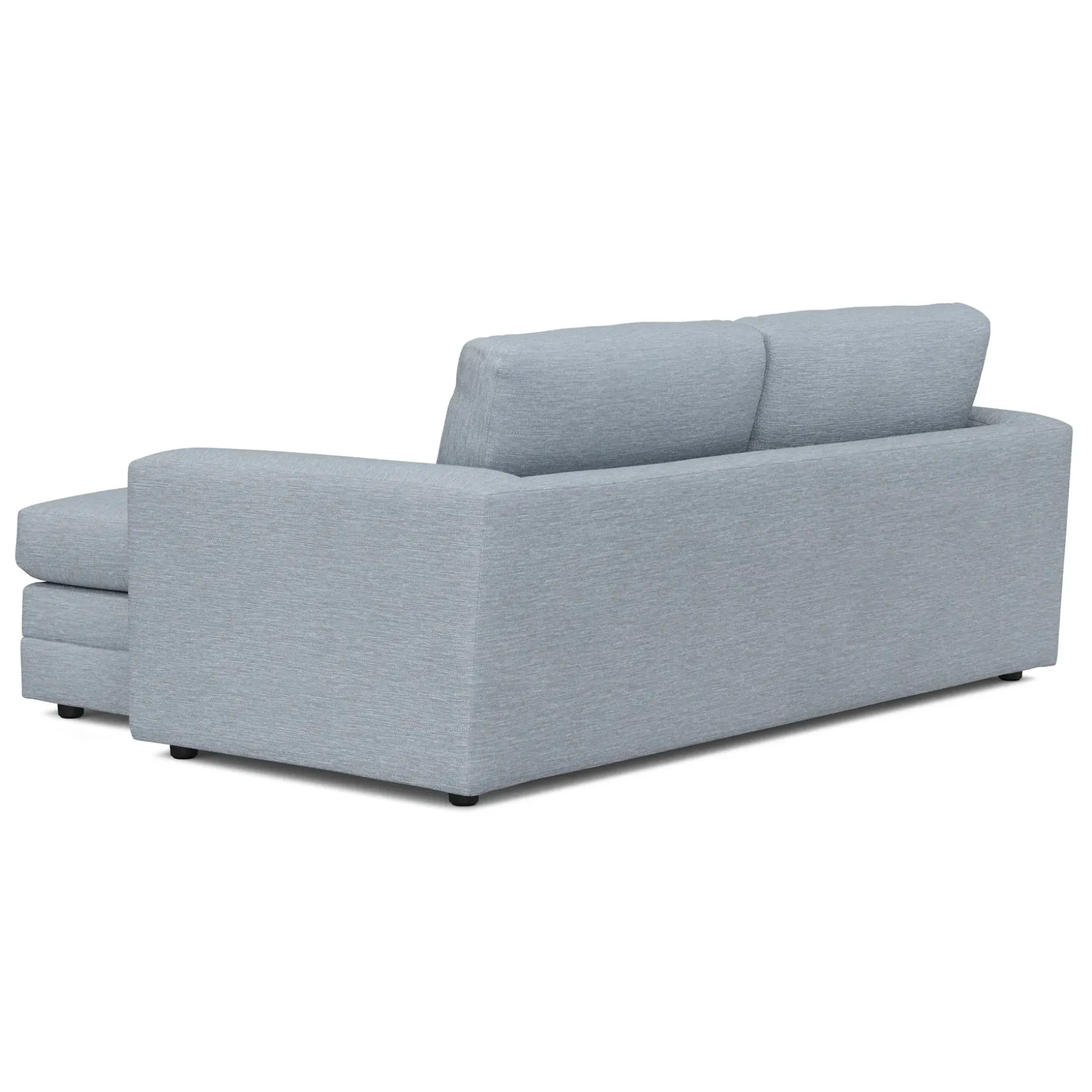 Riley 84" Reversible Storage Sectional - Silver Light Blue