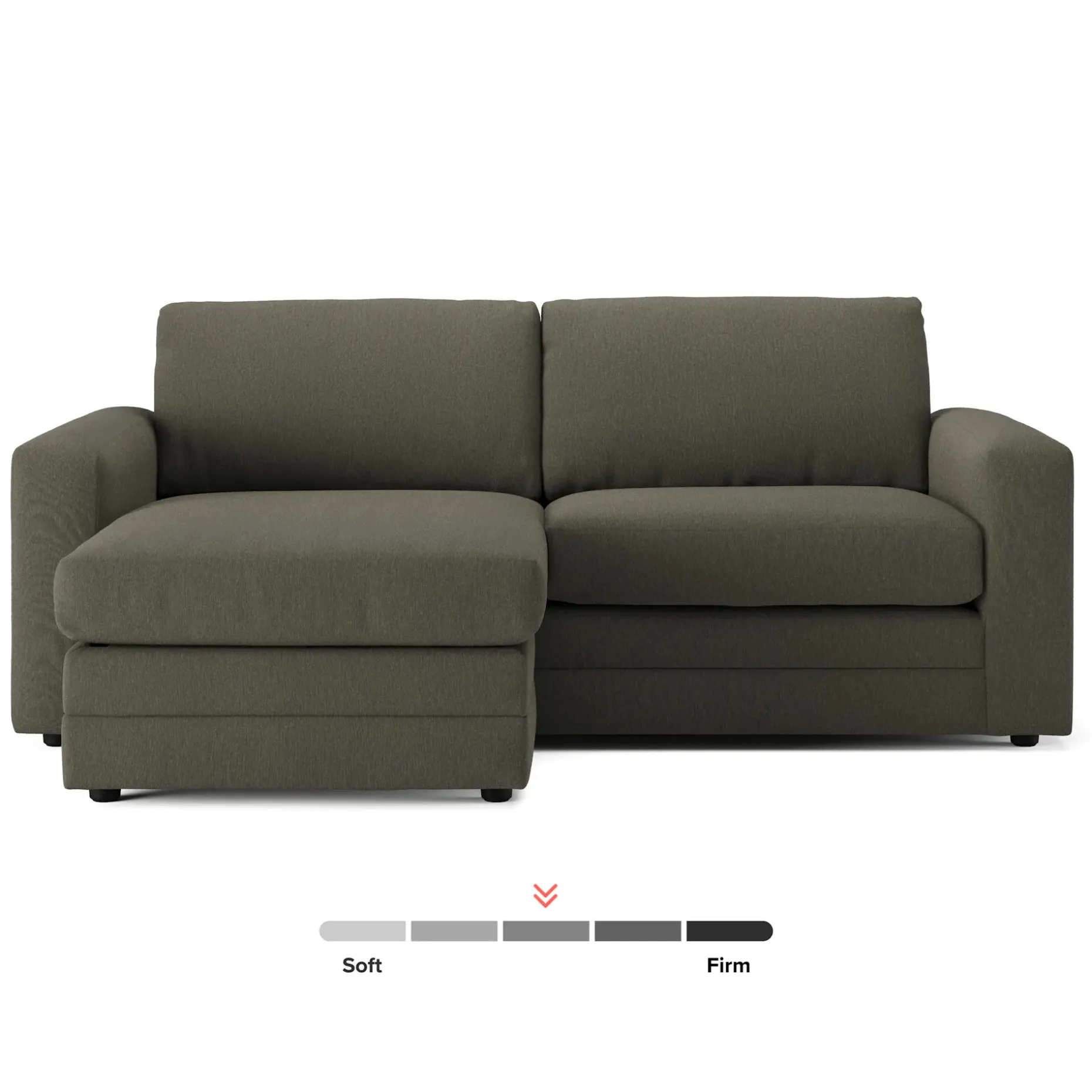 Riley 84" Reversible Storage Sectional - Silver Moss
