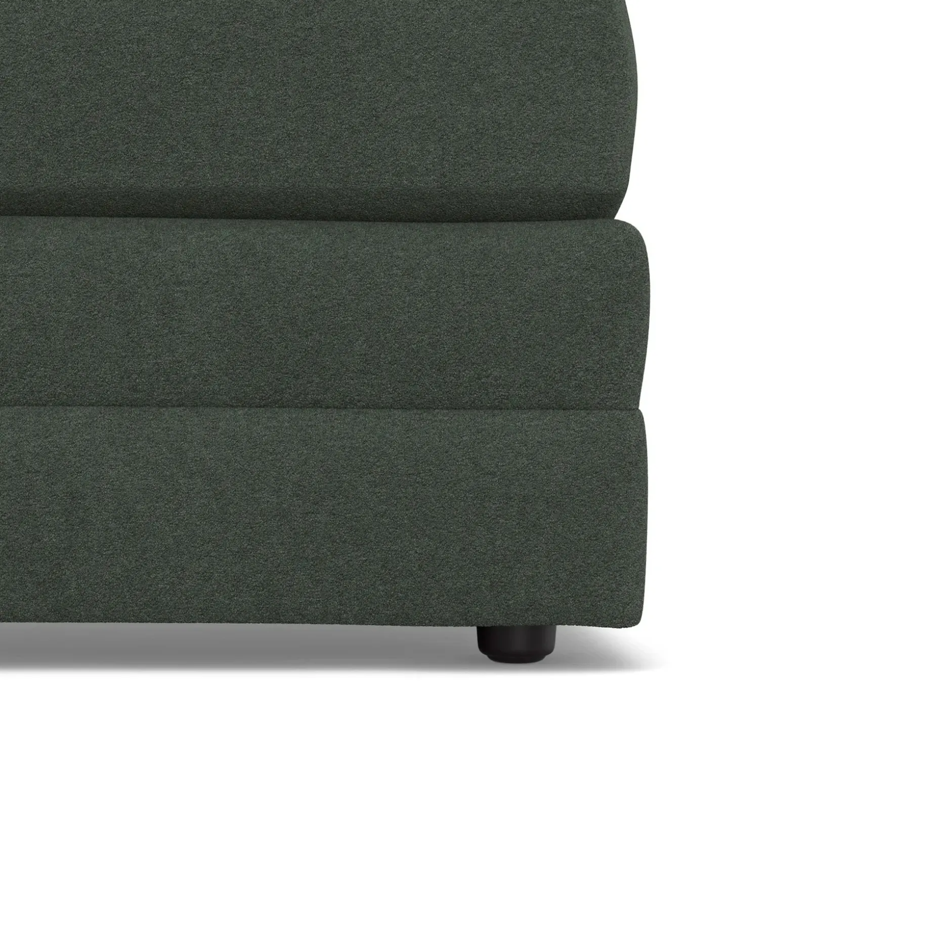 Riley 118.5" Right Sectional - Green Wool Bouclé