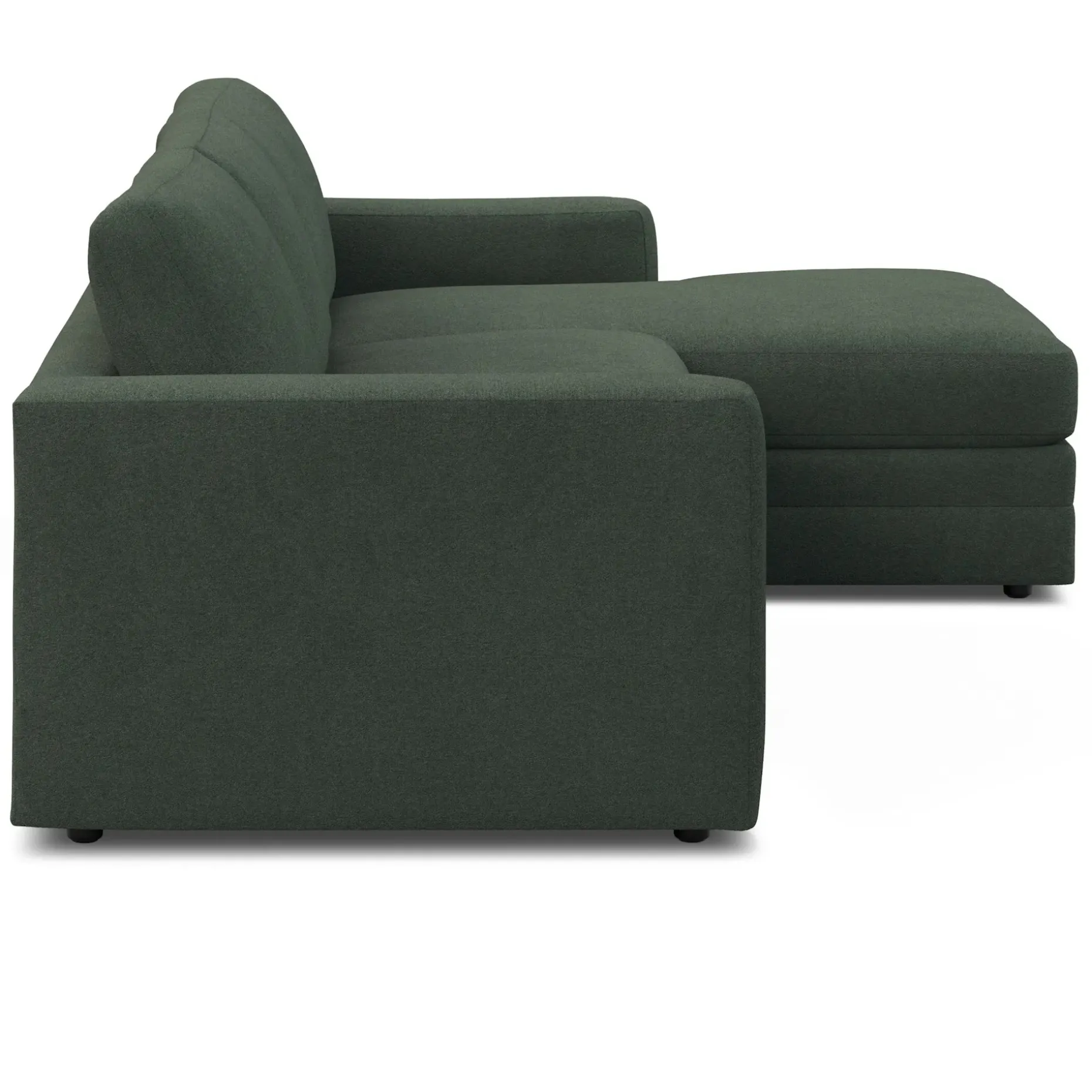 Riley 118.5" Right Sectional - Green Wool Bouclé