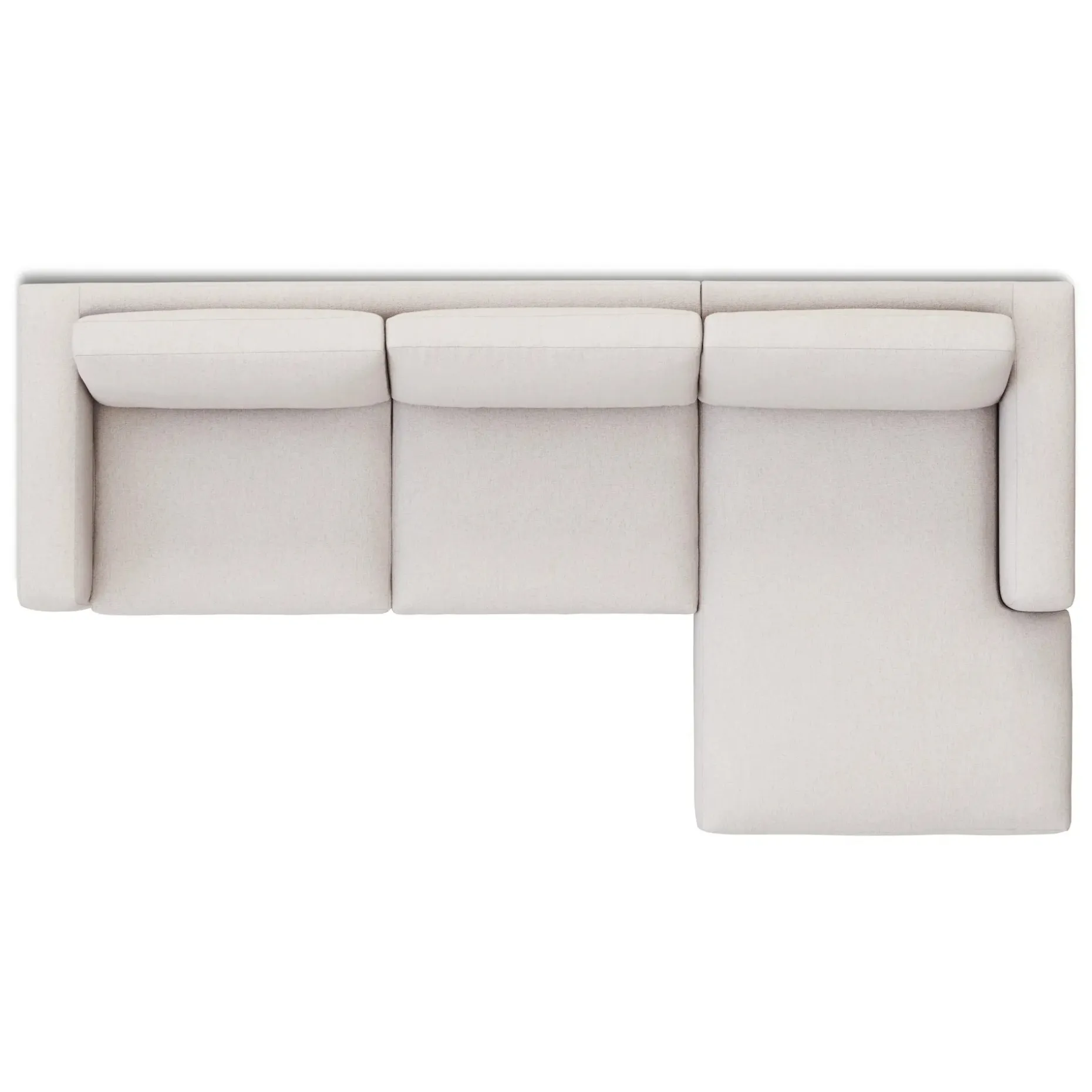 Riley 118" Right Storage Sleeper Sectional - Napa White